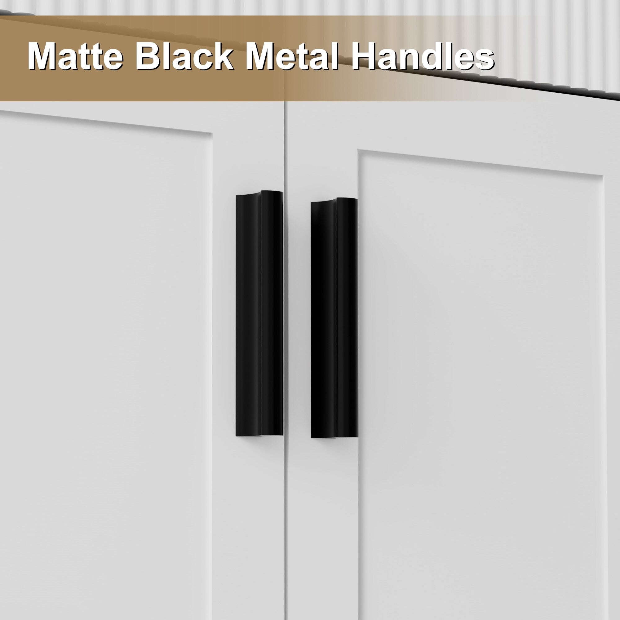 Wavy Line 30/36/48 Bathroom Vanity Set with Sink & Faucet