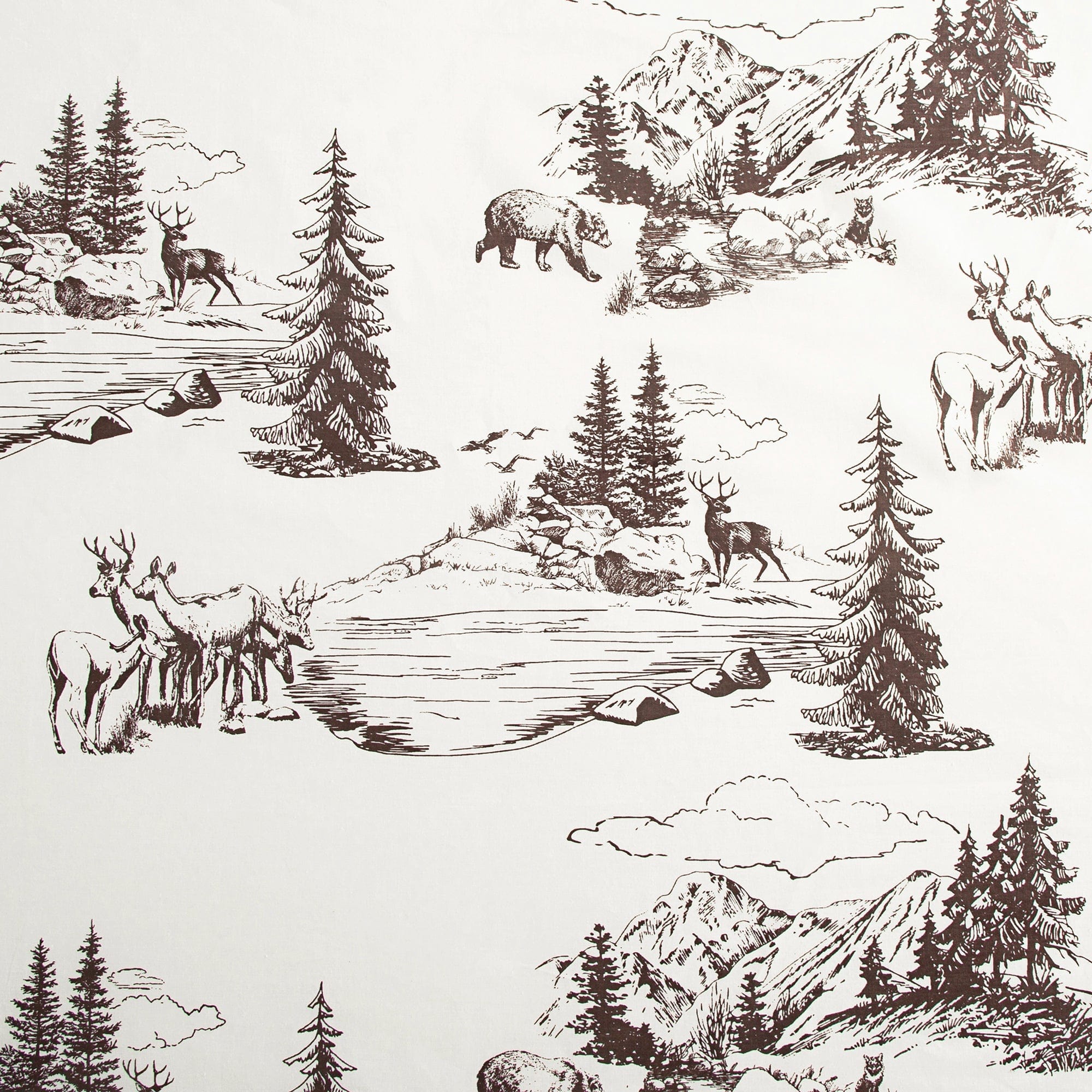 200TC Cotton White Pine Sheet Set