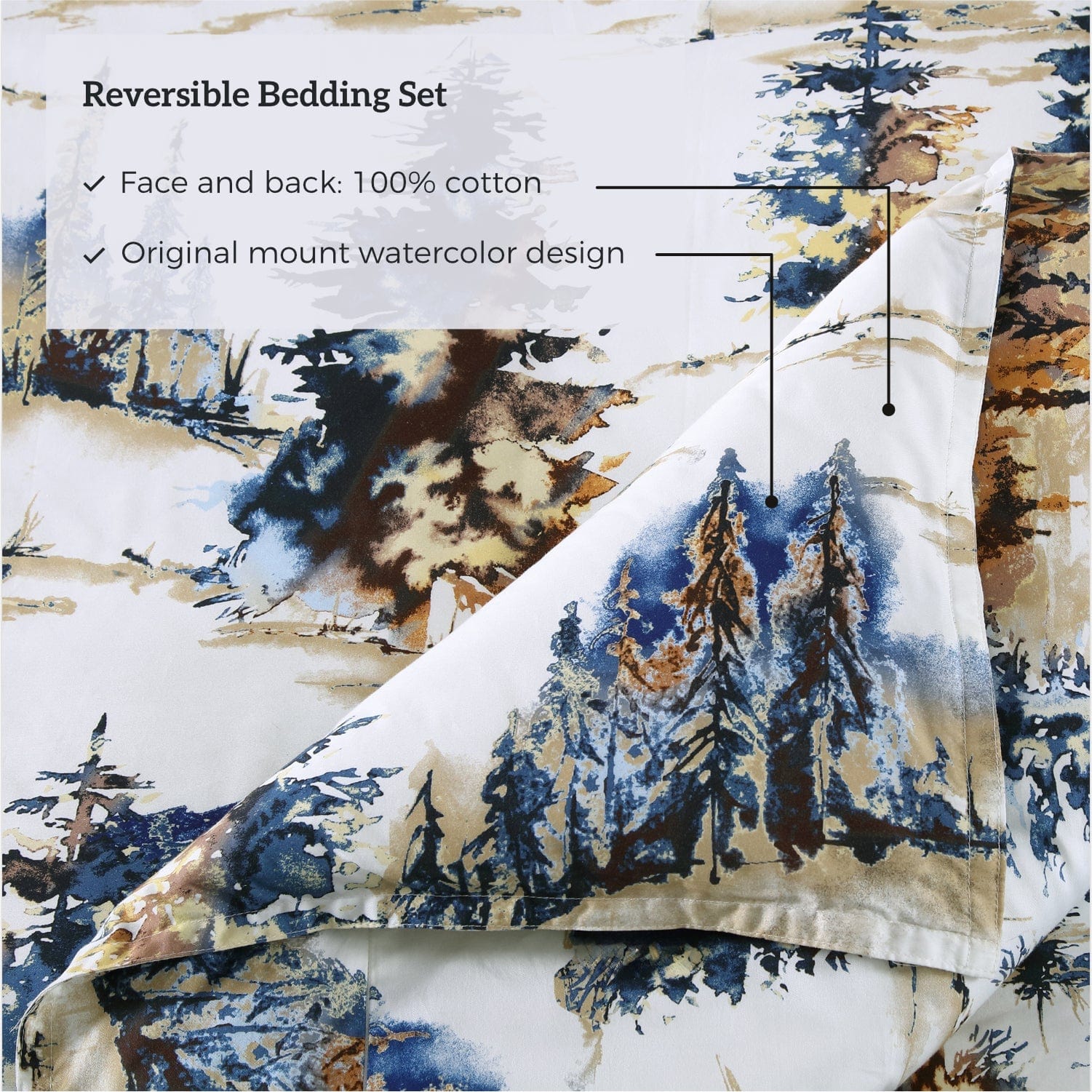 Acadia Reversible Bedding Set