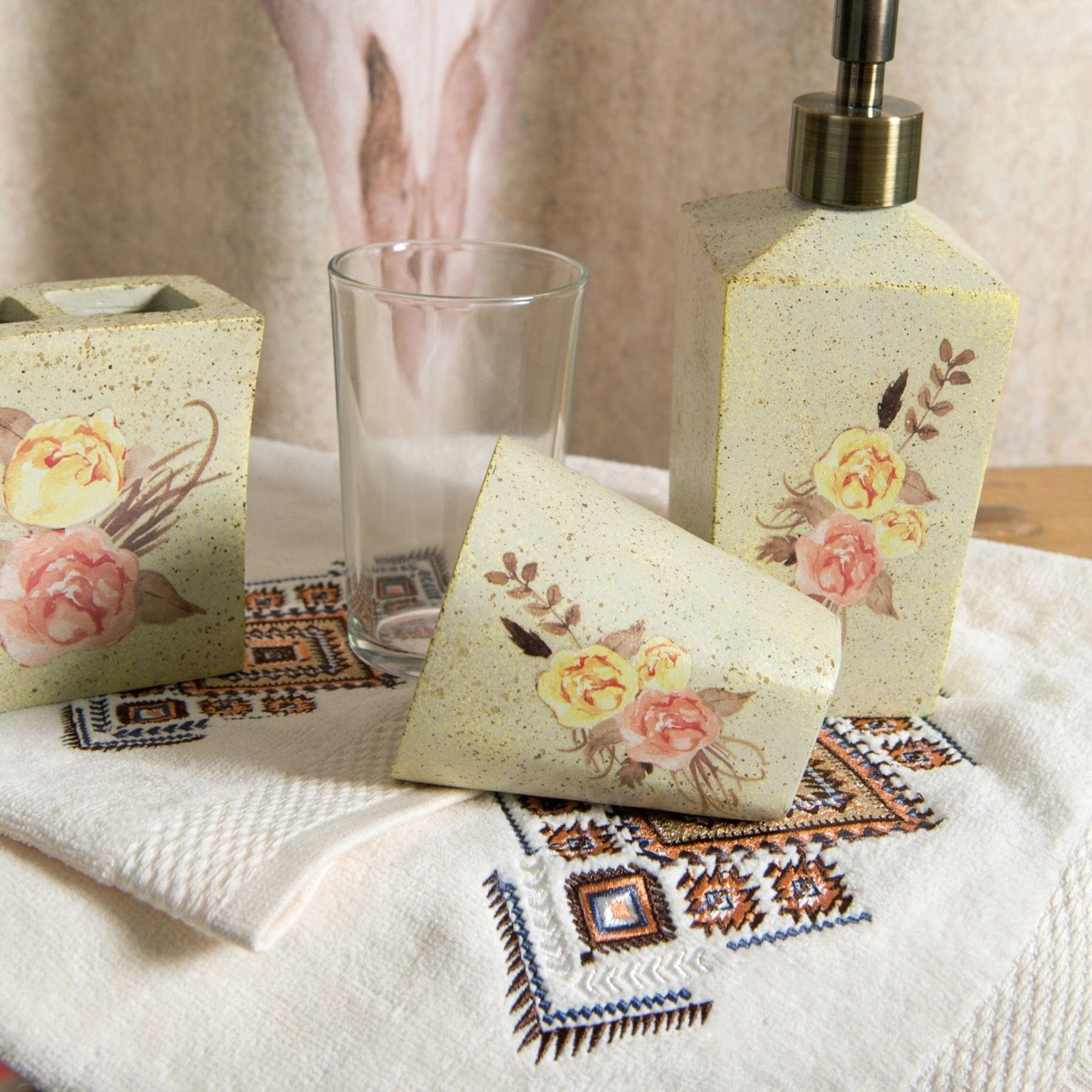 Sedona Aztec 3PC Bath Towel Set