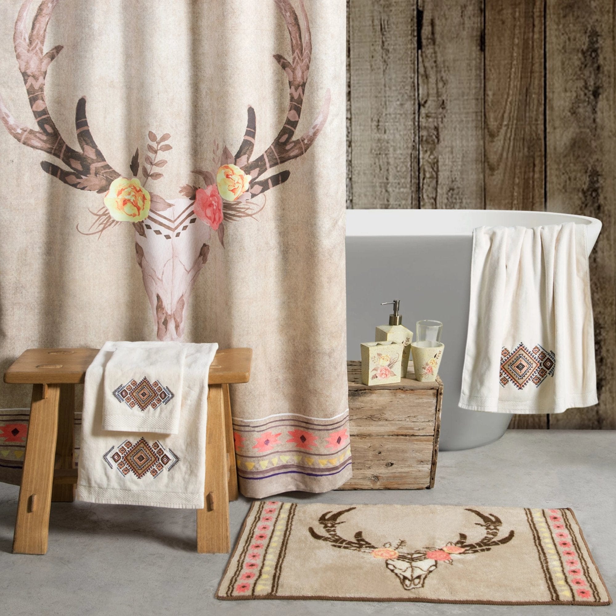 Sedona Aztec 3PC Bath Towel Set