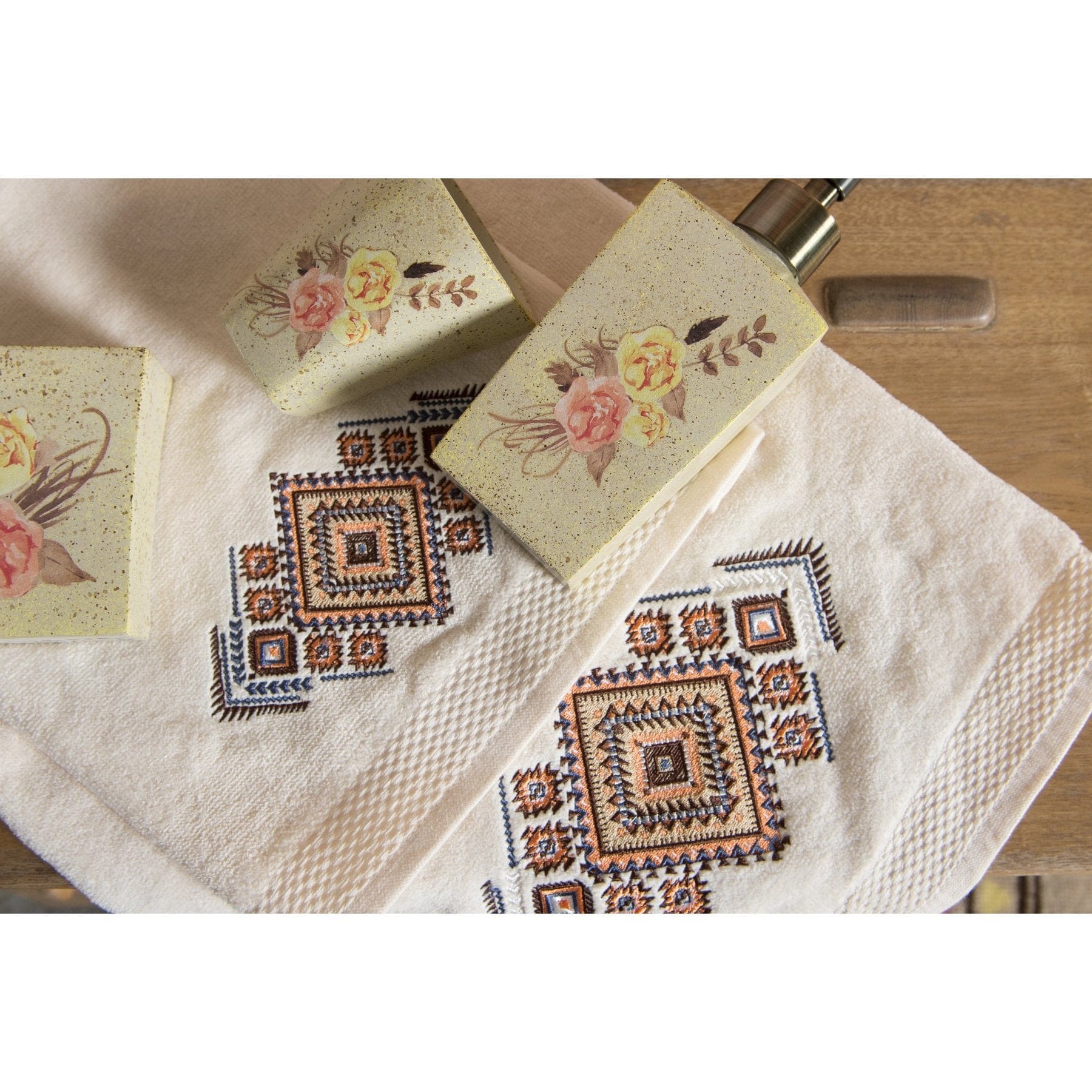 Sedona Aztec 3PC Bath Towel Set