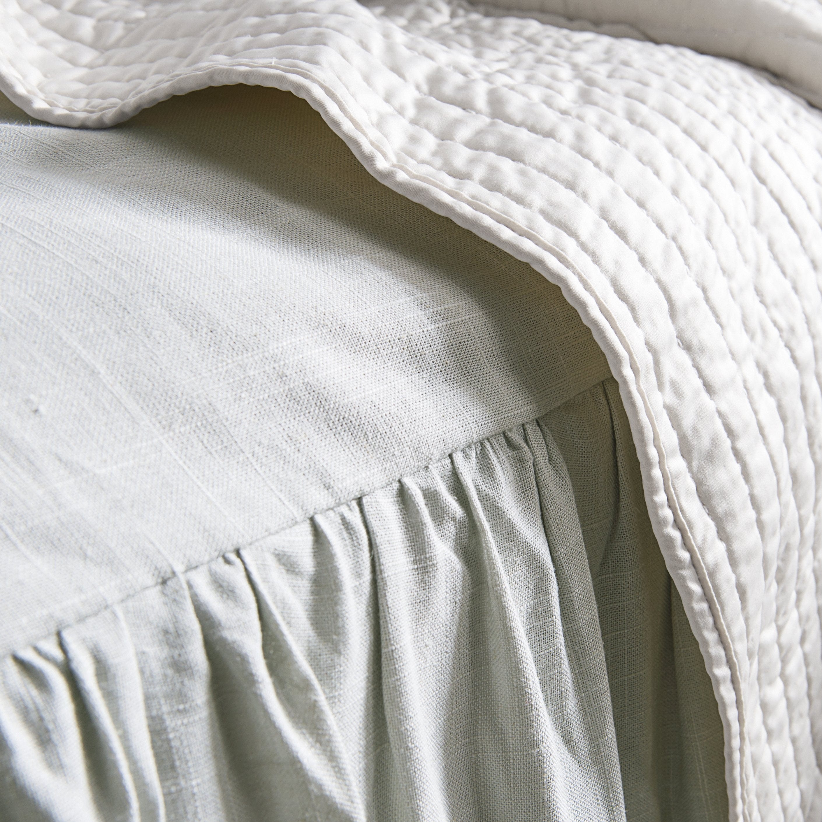 Luna Washed Linen Bedspread Set