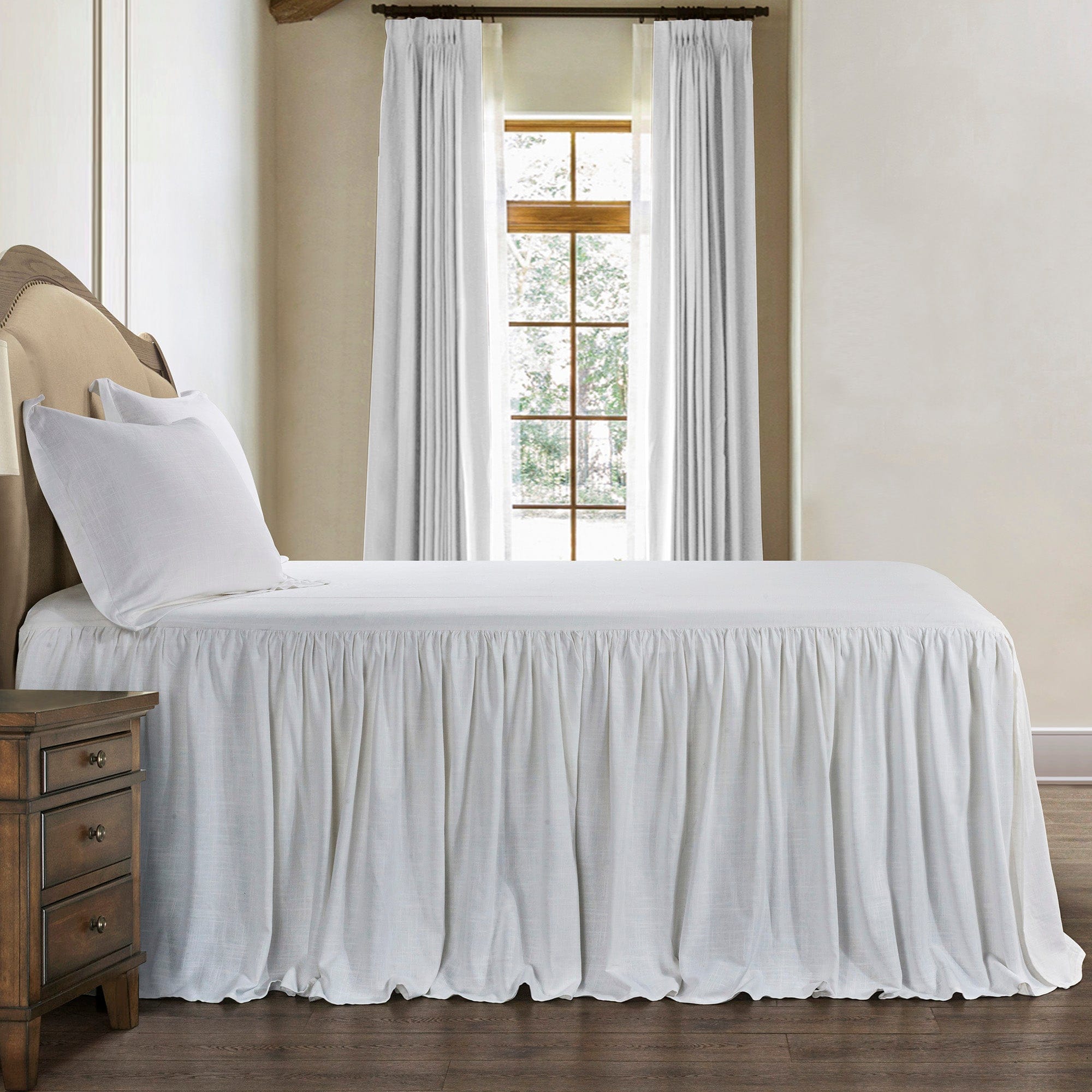 Luna Washed Linen Bedspread Set