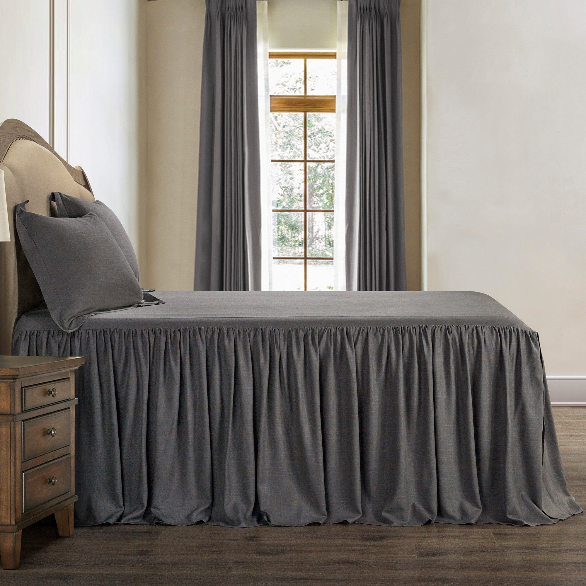 Luna Washed Linen Bedspread Set