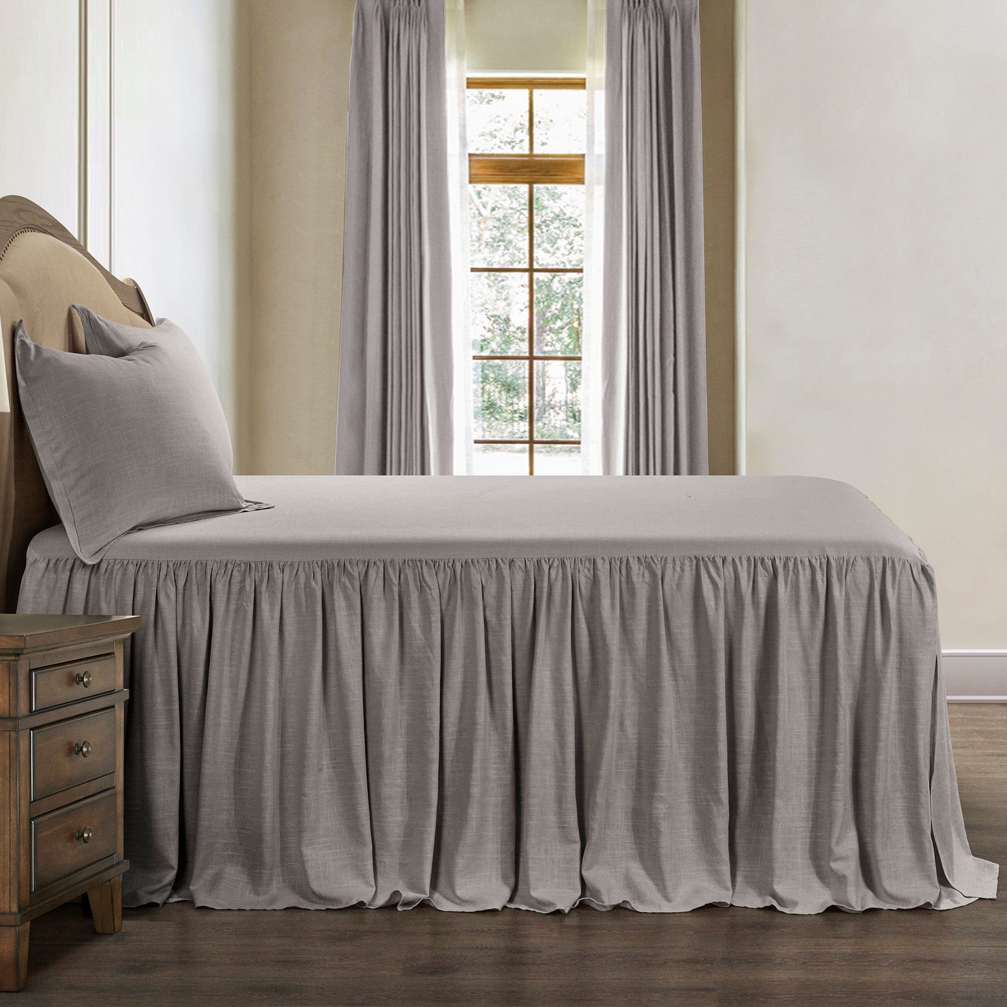 Luna Washed Linen Bedspread Set