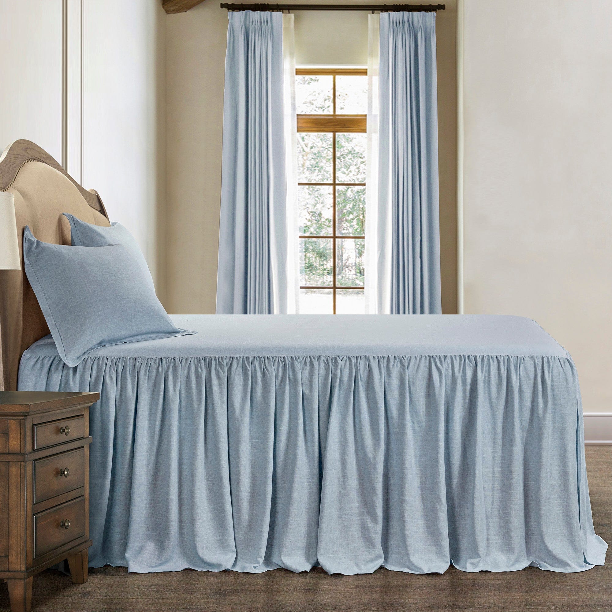 Luna Washed Linen Bedspread Set