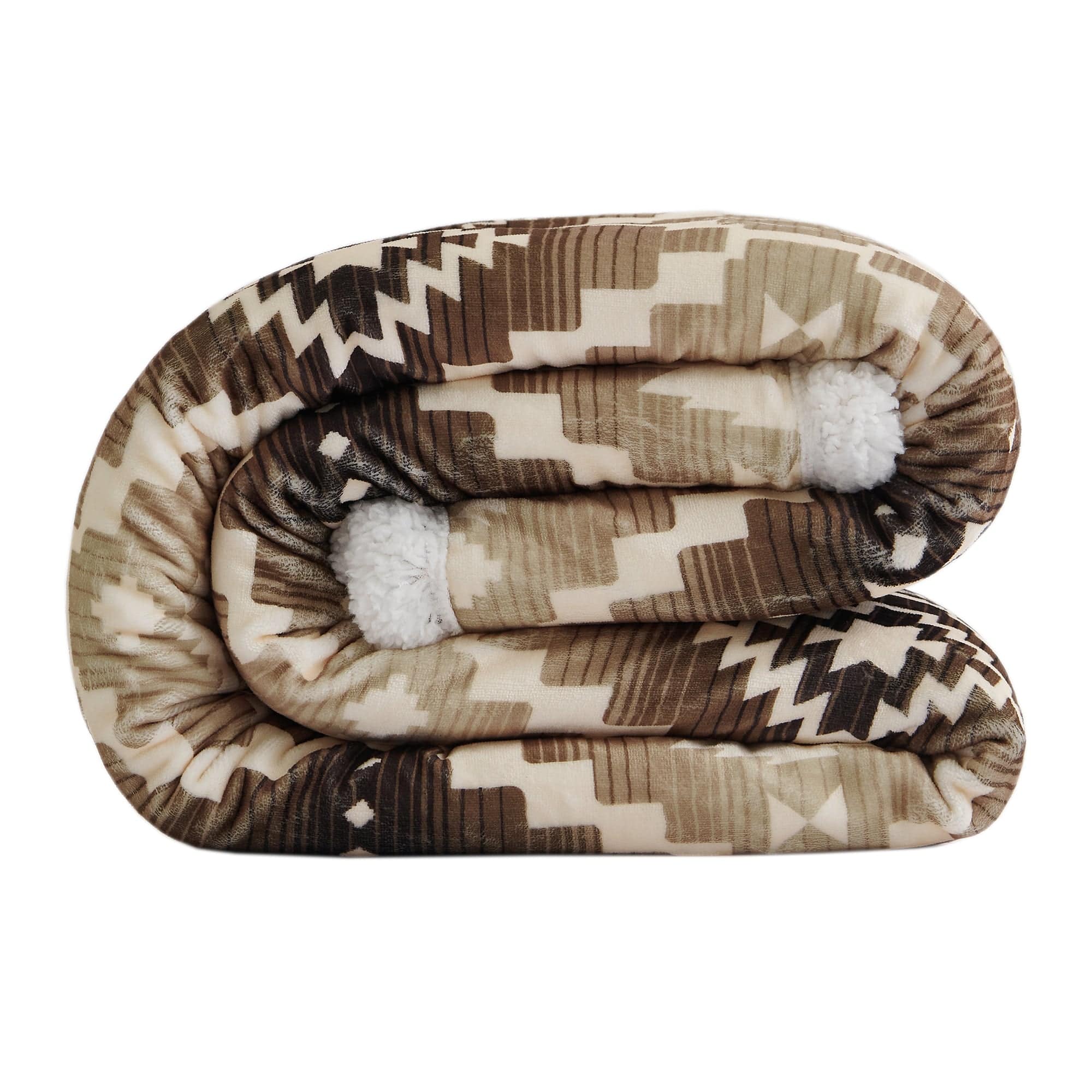 Chalet Aztec Campfire Sherpa Throw