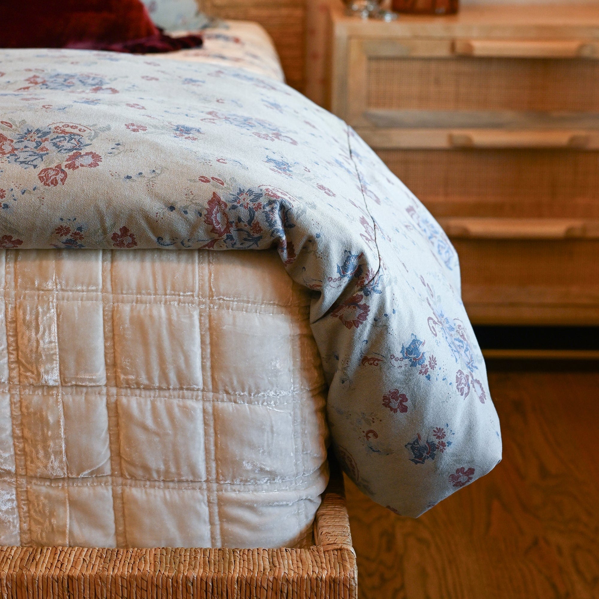 Rosabel Washed Denim Bedding Set