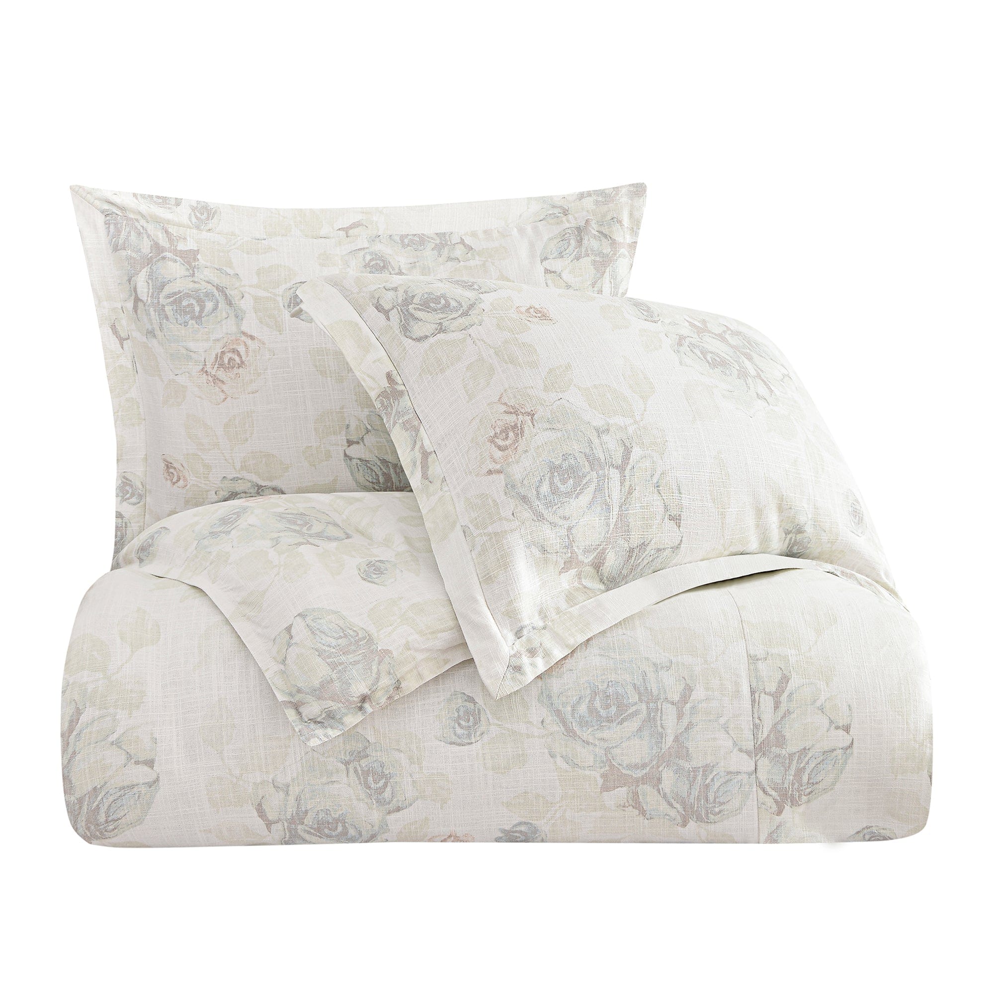 Rosaline Washed Linen Comforter Set