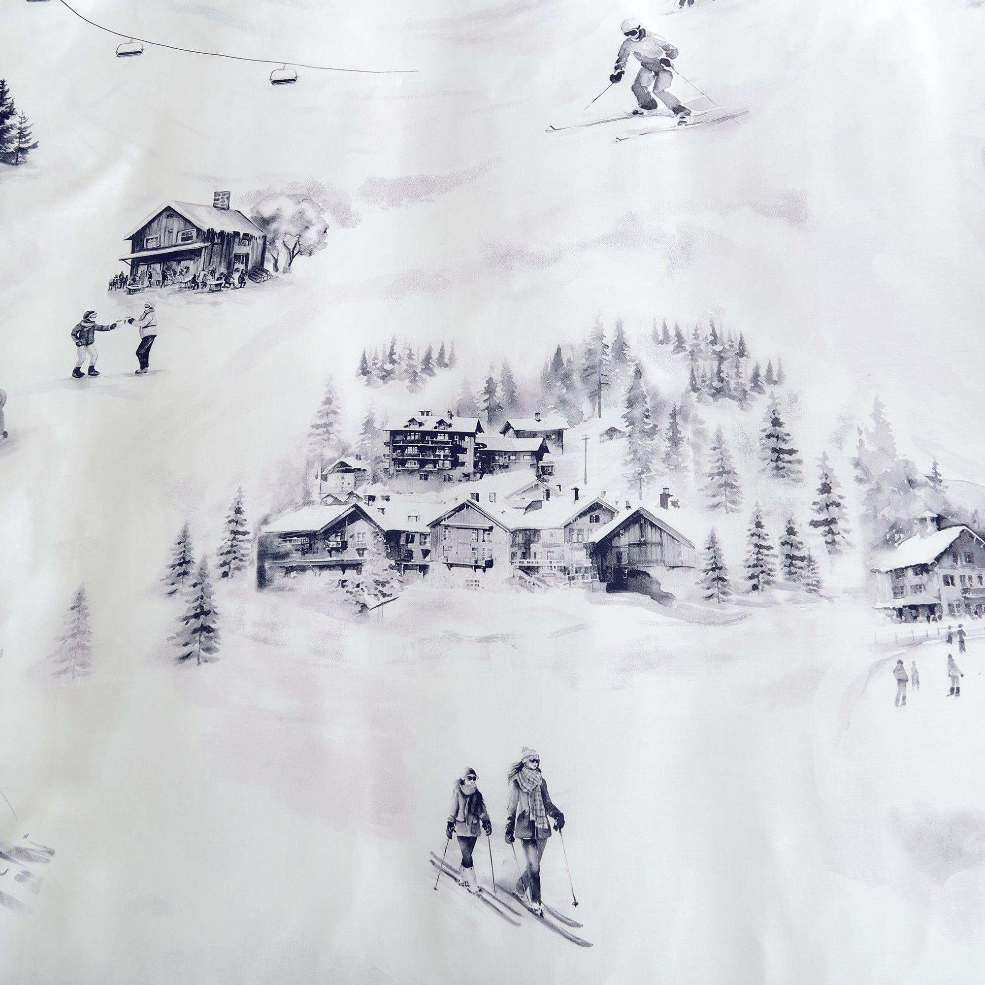 Ski Life Eucalyptus Bedding Set