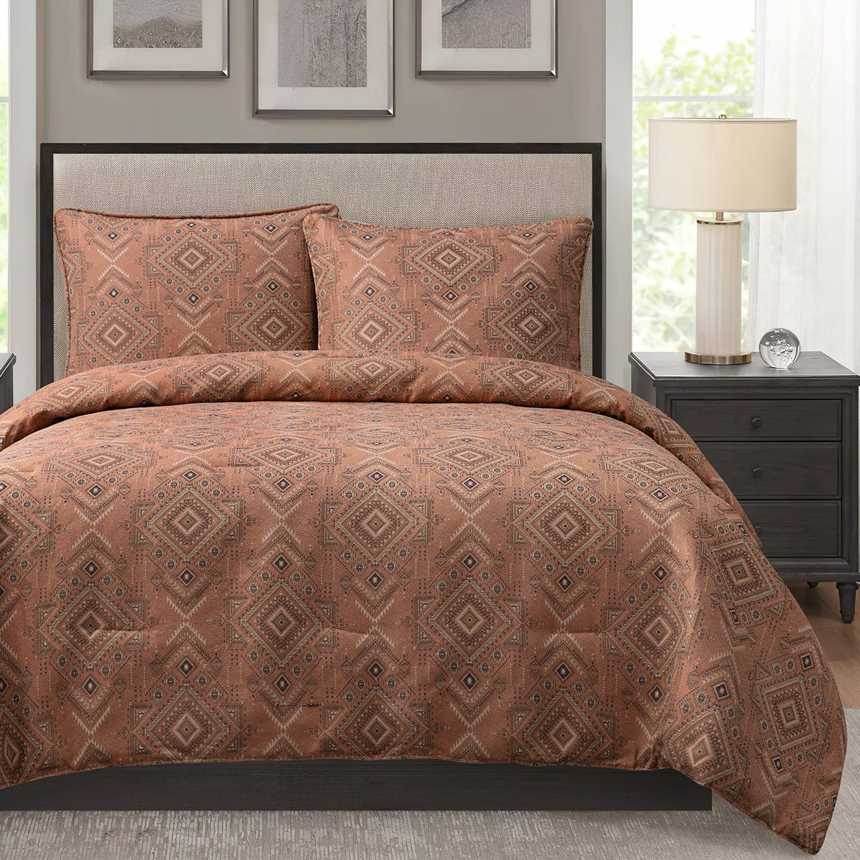 Sedona Pale Sienna Comforter Set, Twin & Queen