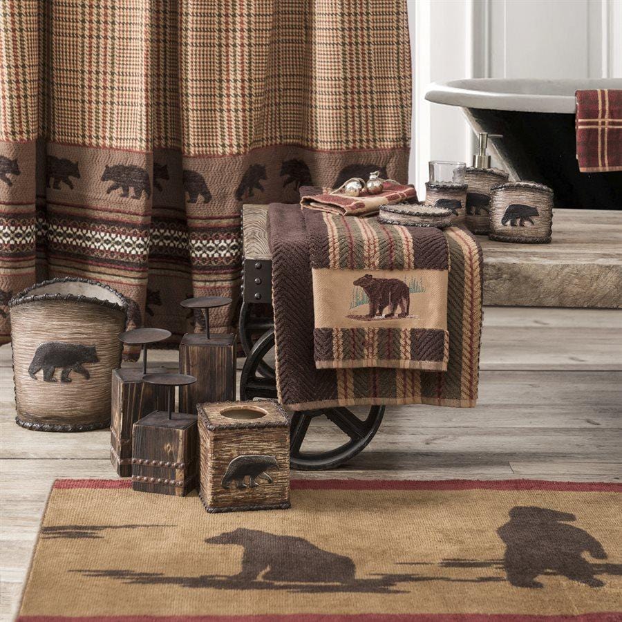 Bear 4PC Bath Countertop Accessory Set