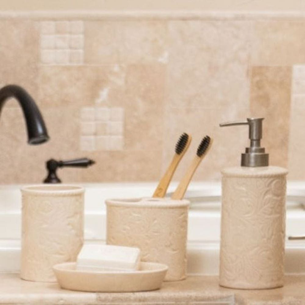 Savannah 4PC Bath Countertop Accessory Set