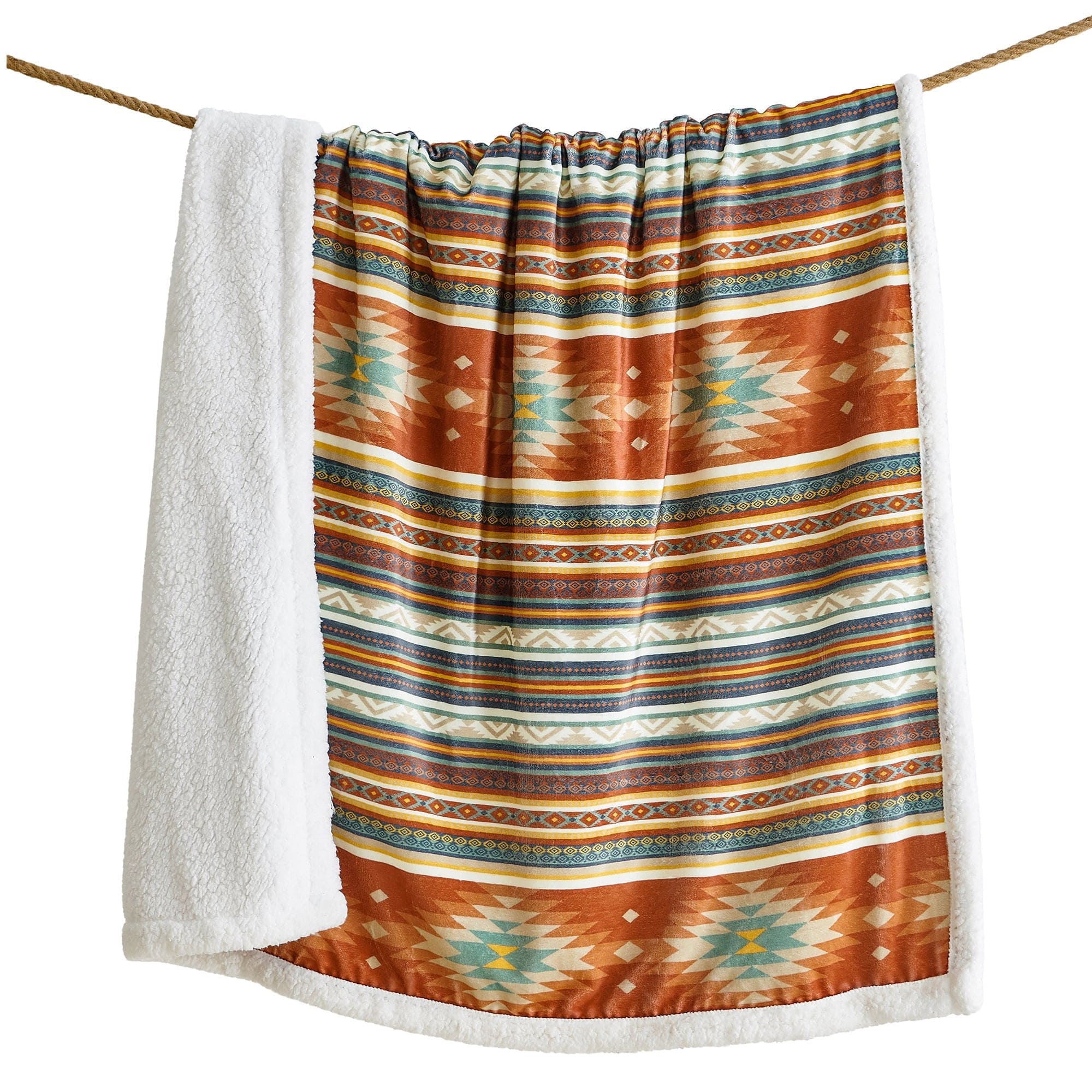 Del Sol Sherpa Campfire Sherpa Throw