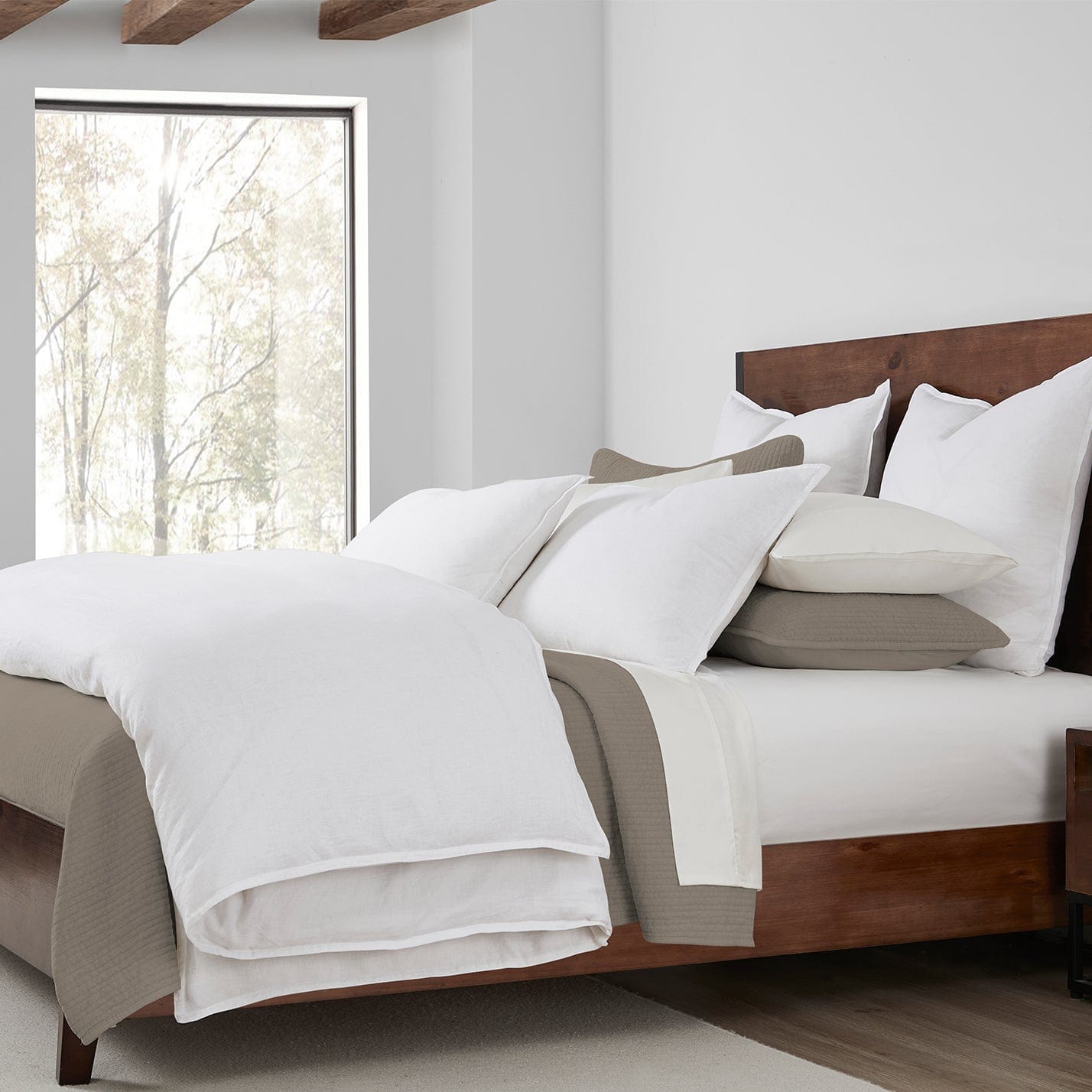 100% French Flax Linen Duvet Cover Set