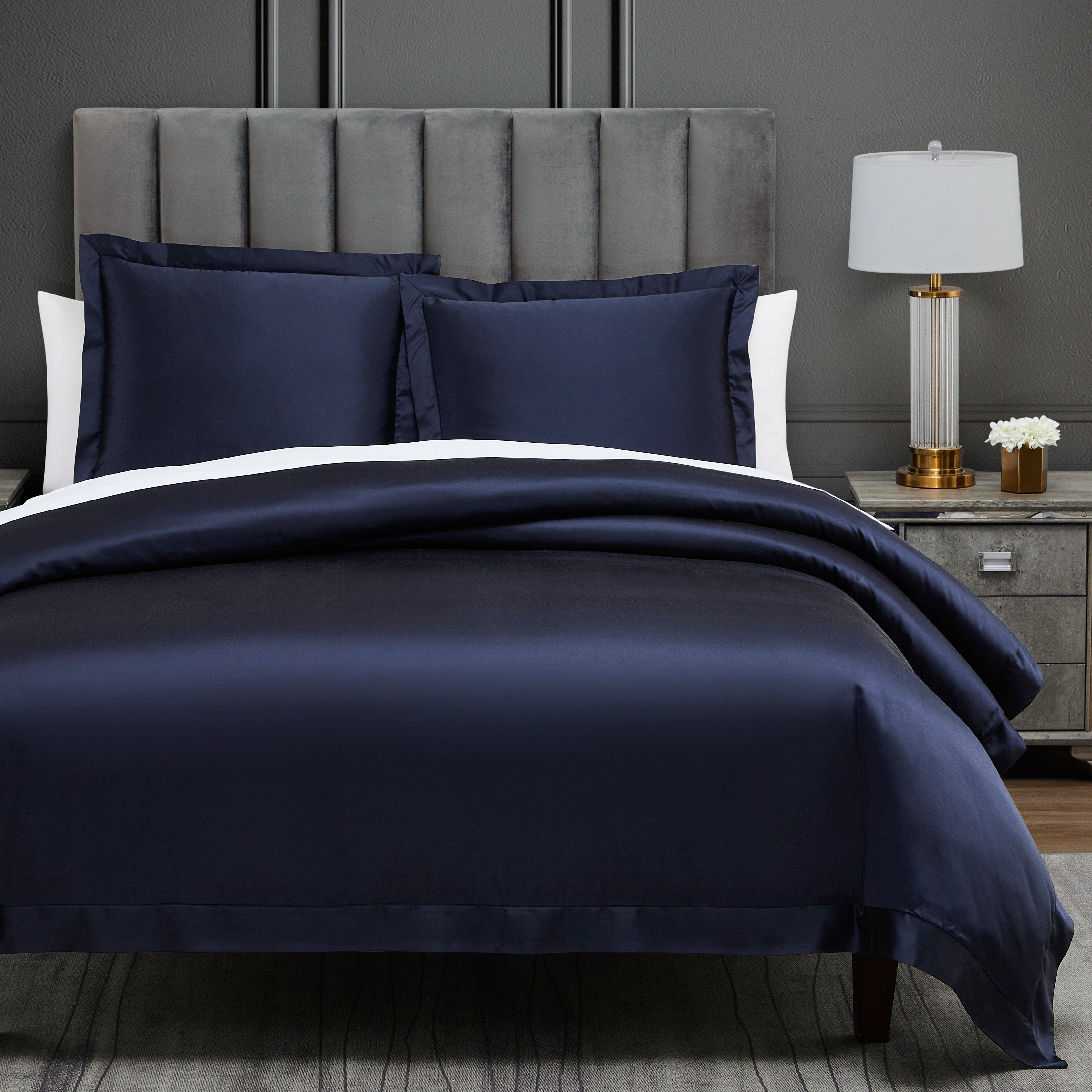 High Shine Satin Duvet Cover Set