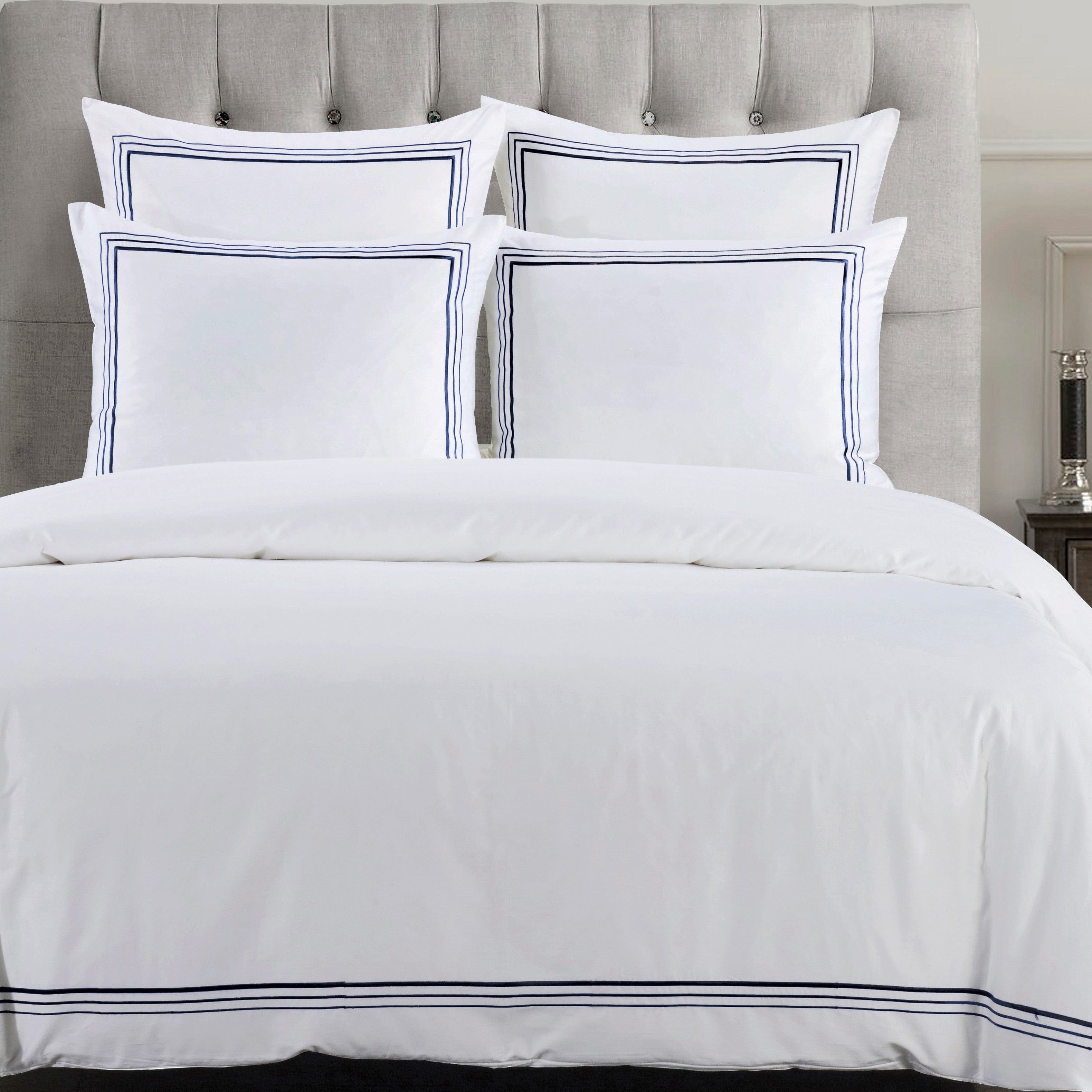 Border Embroidery Duvet Cover Set