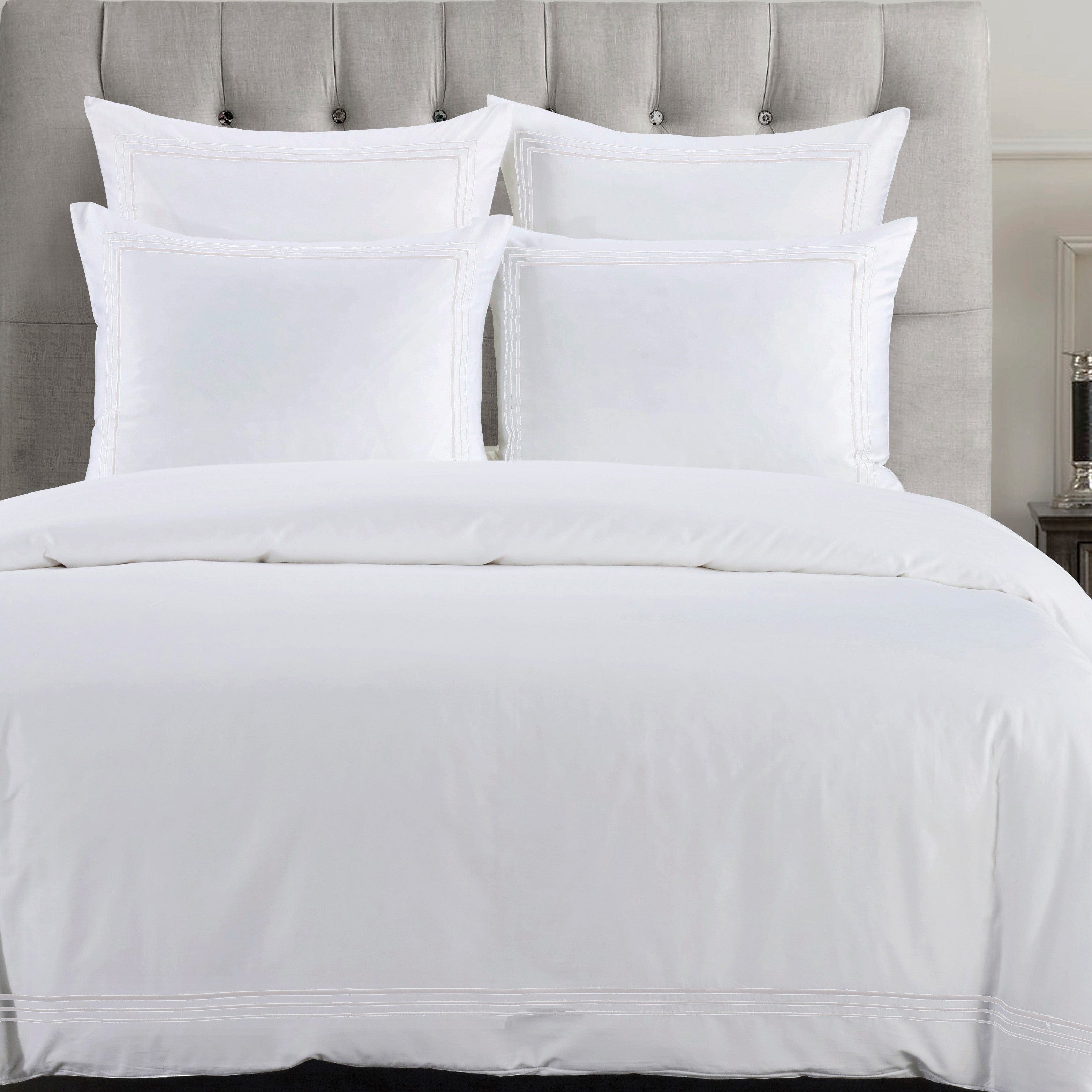 Border Embroidery Duvet Cover Set