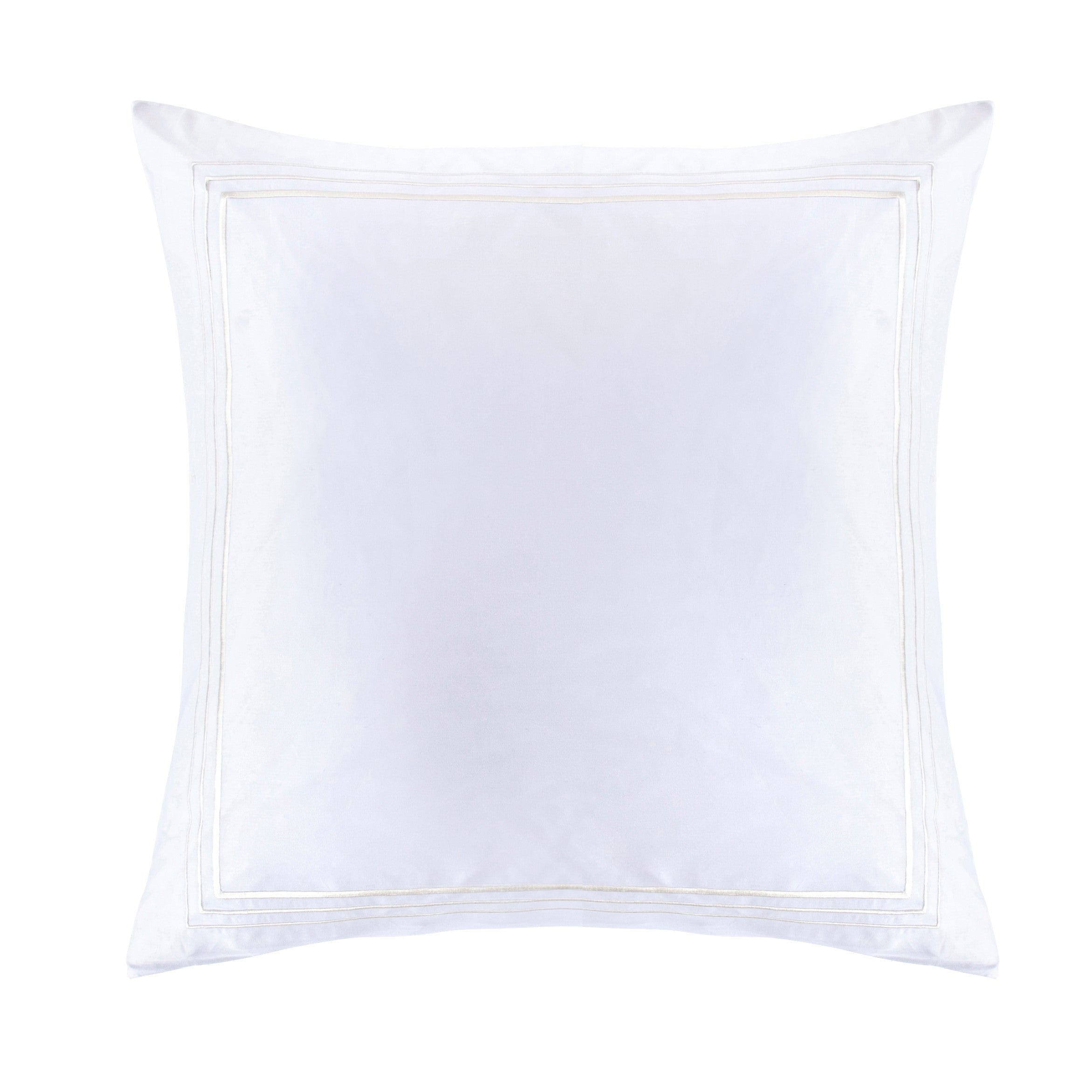 Border Embroidery Euro Sham
