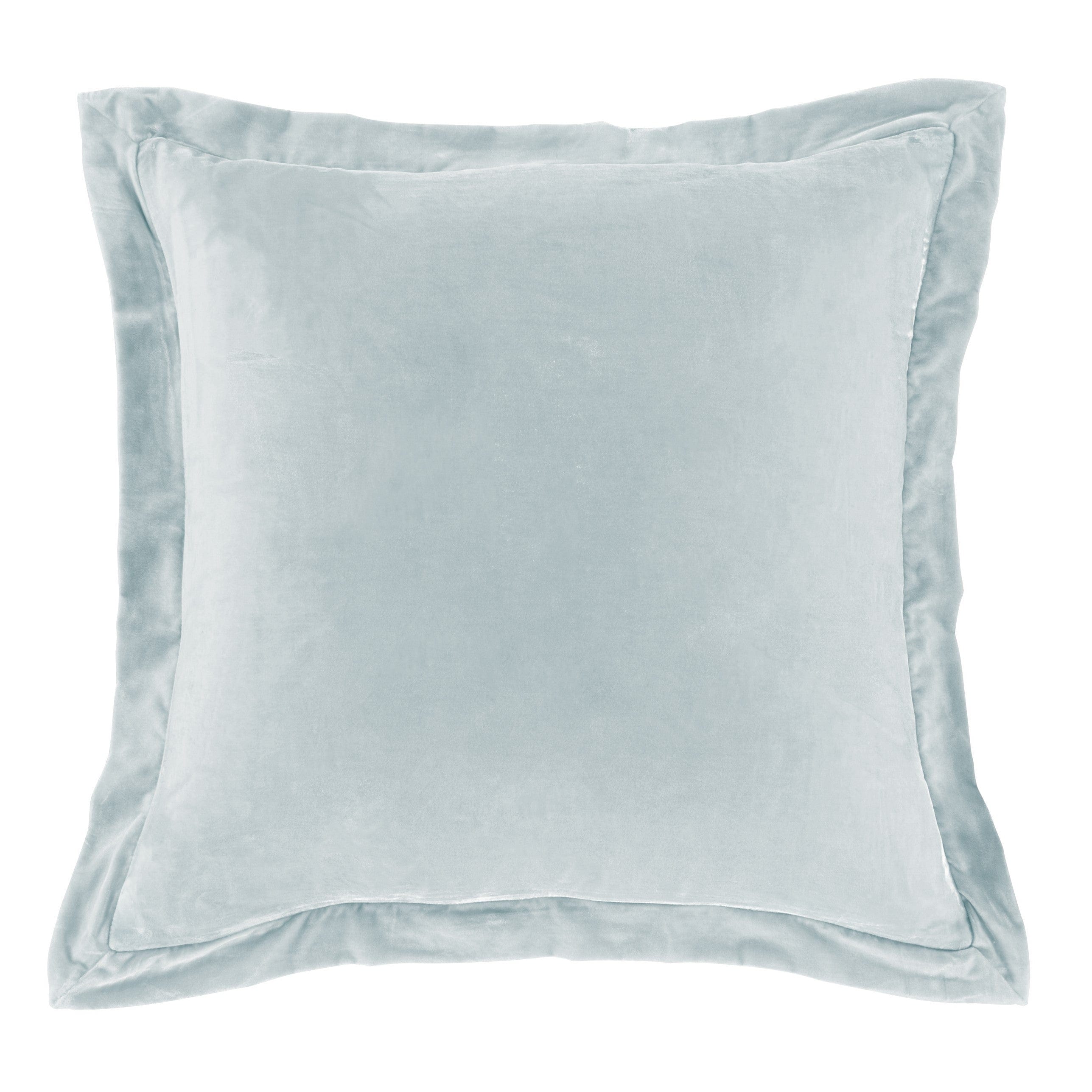 Stella Faux Silk Velvet Flanged Euro Sham