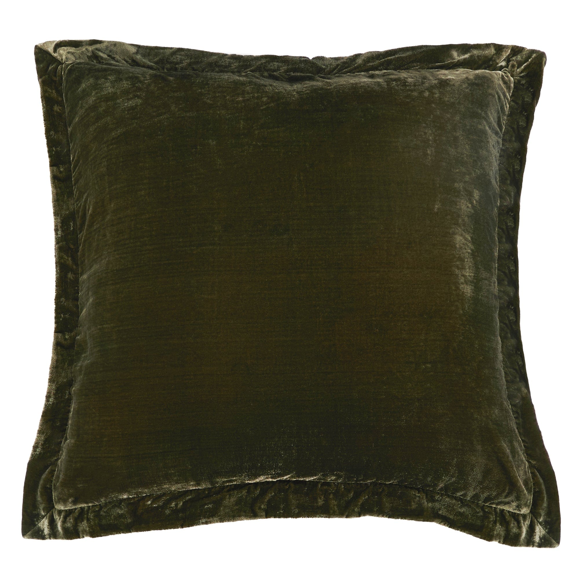 Stella Faux Silk Velvet Flanged Euro Sham