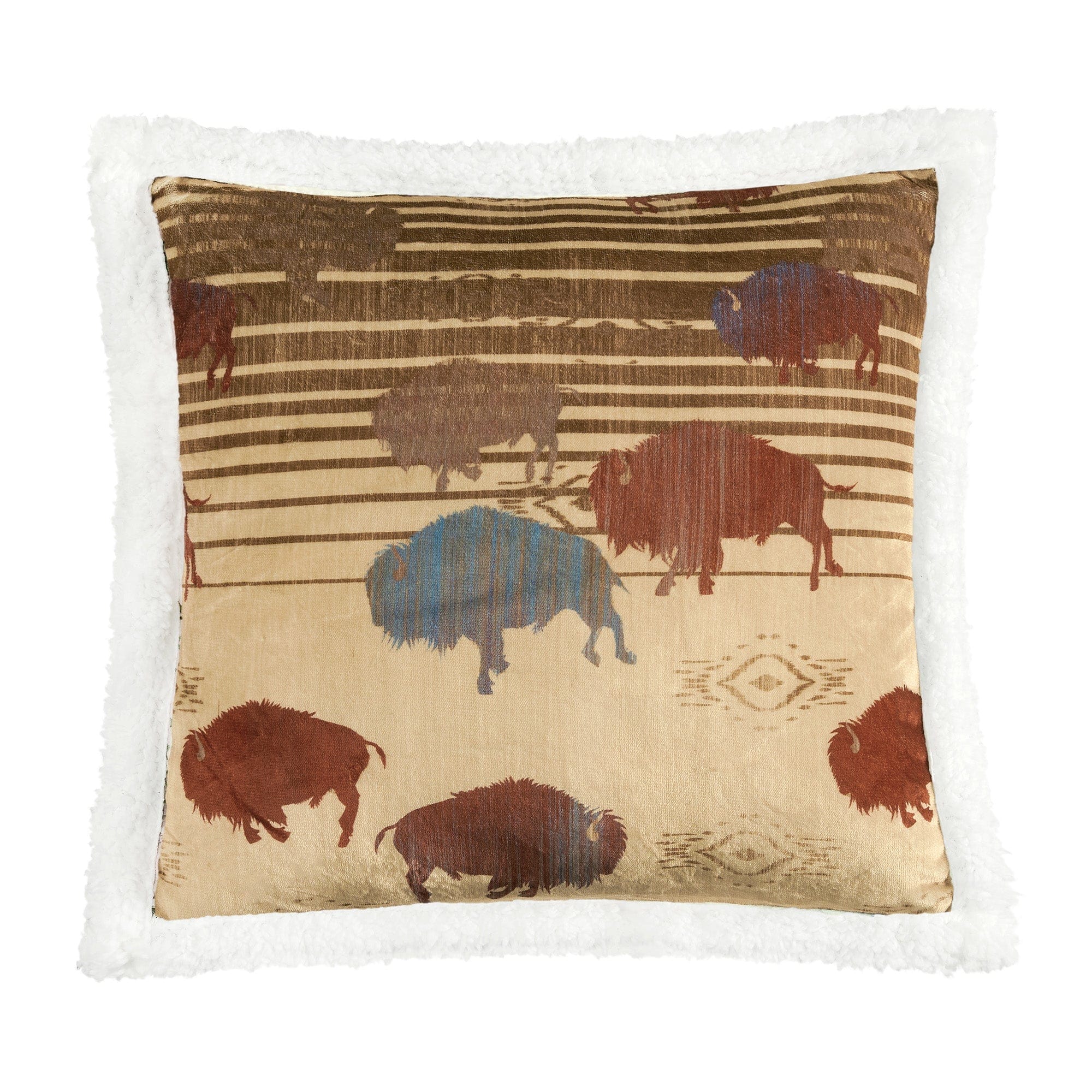 Home on the Range Campfire Sherpa Throw