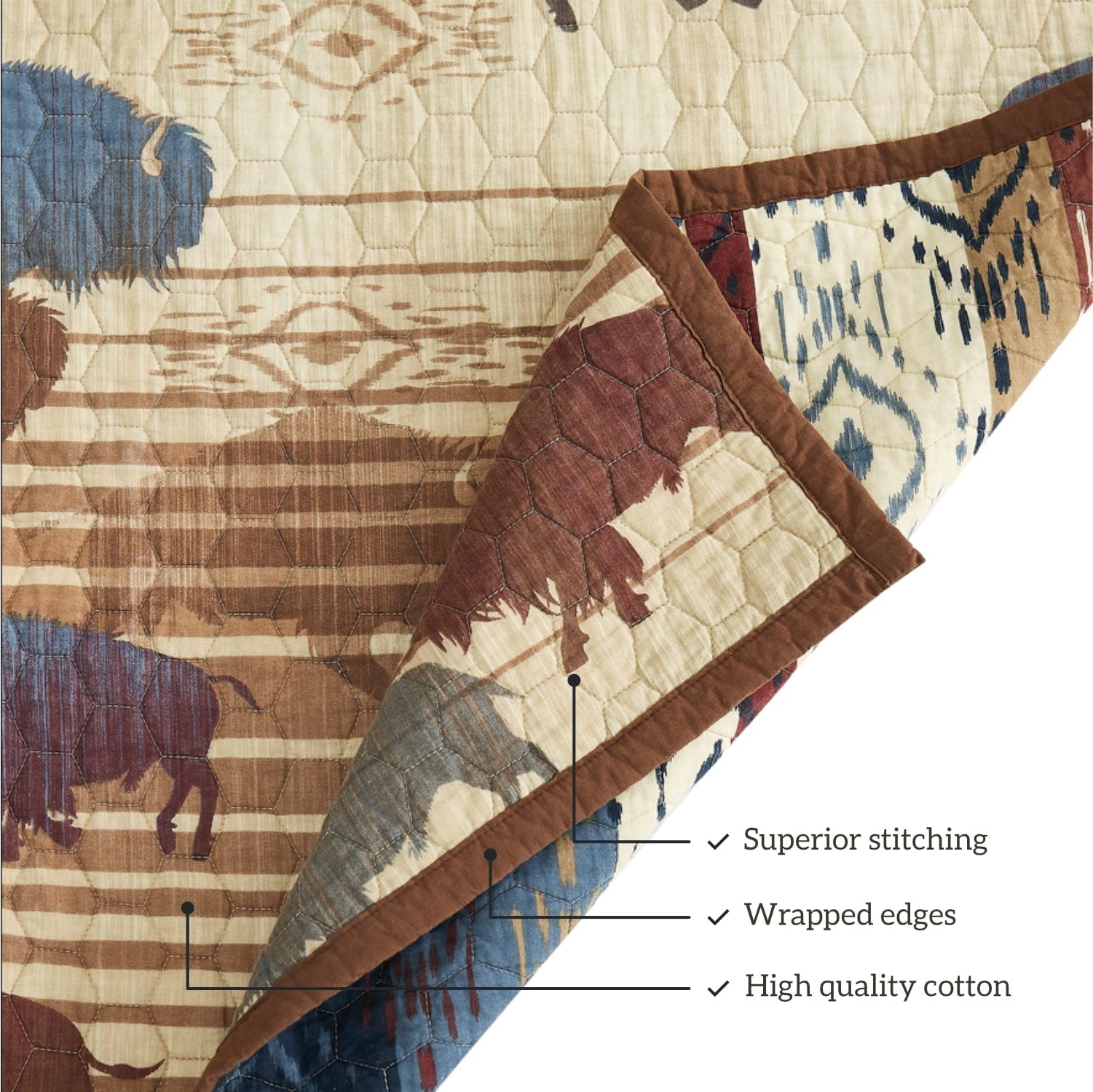 Home on the Range Reversible Quilt Set