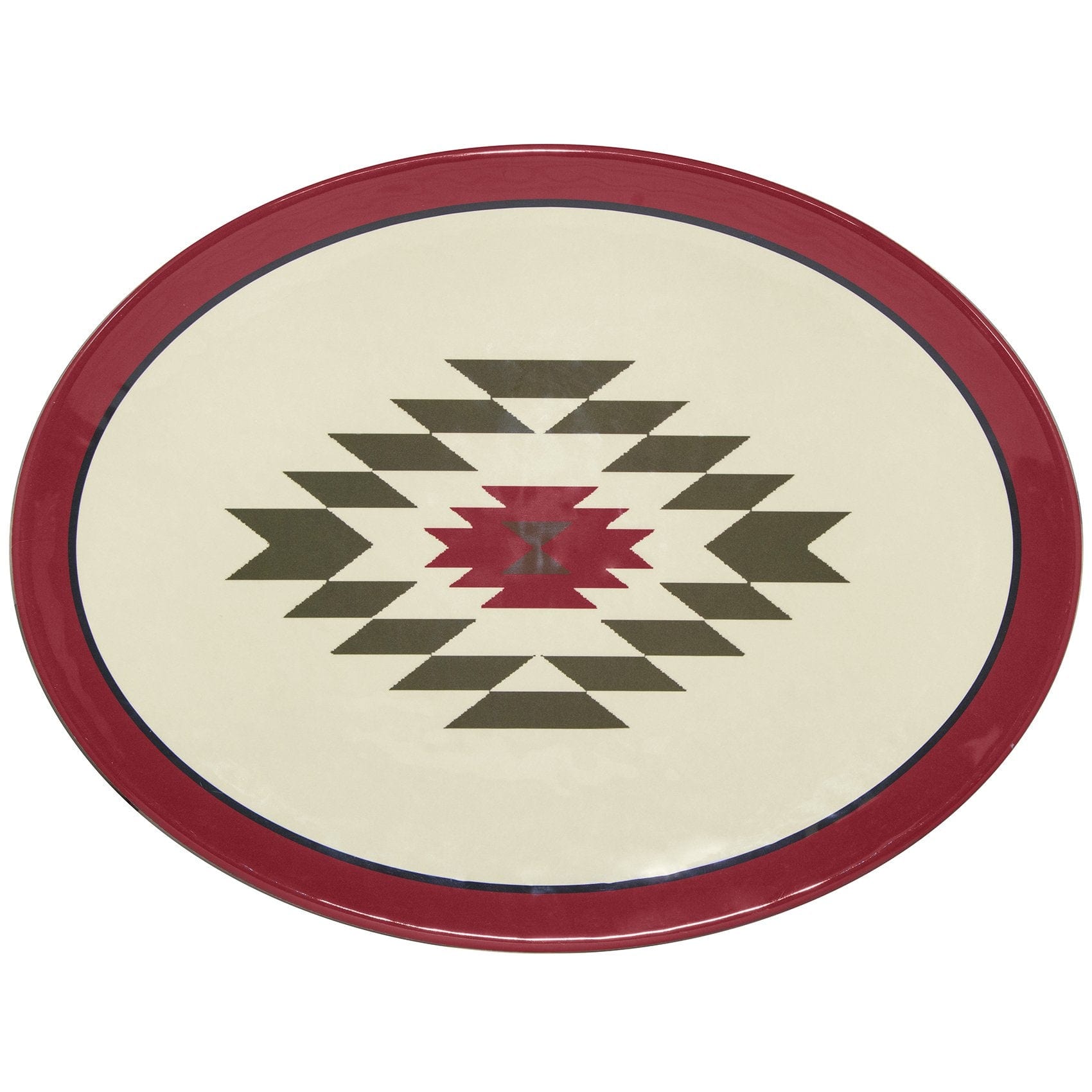Aztec Bear 14PC Melamine Dinnerware Set