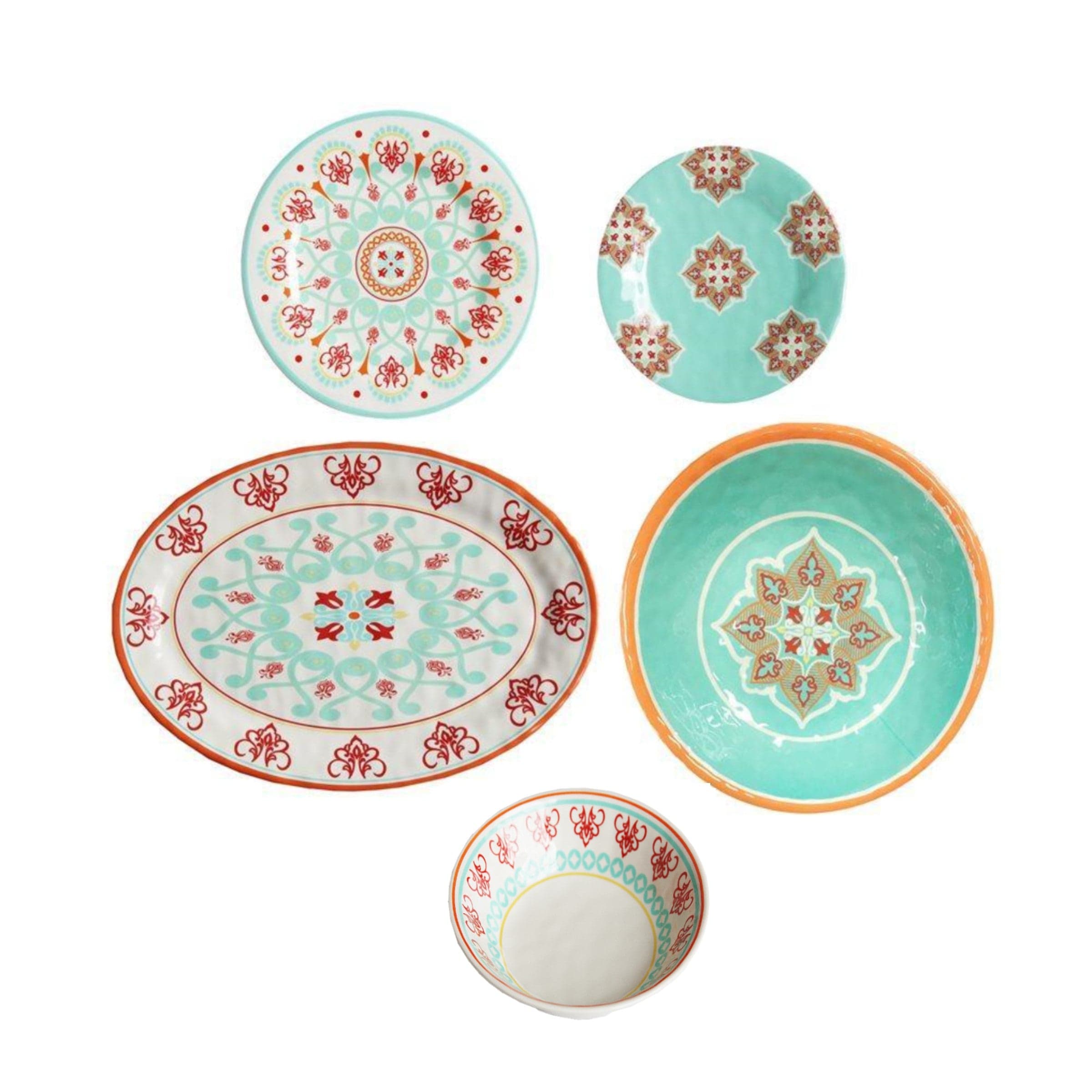 Western Melamine 14PC Dinnerware Set