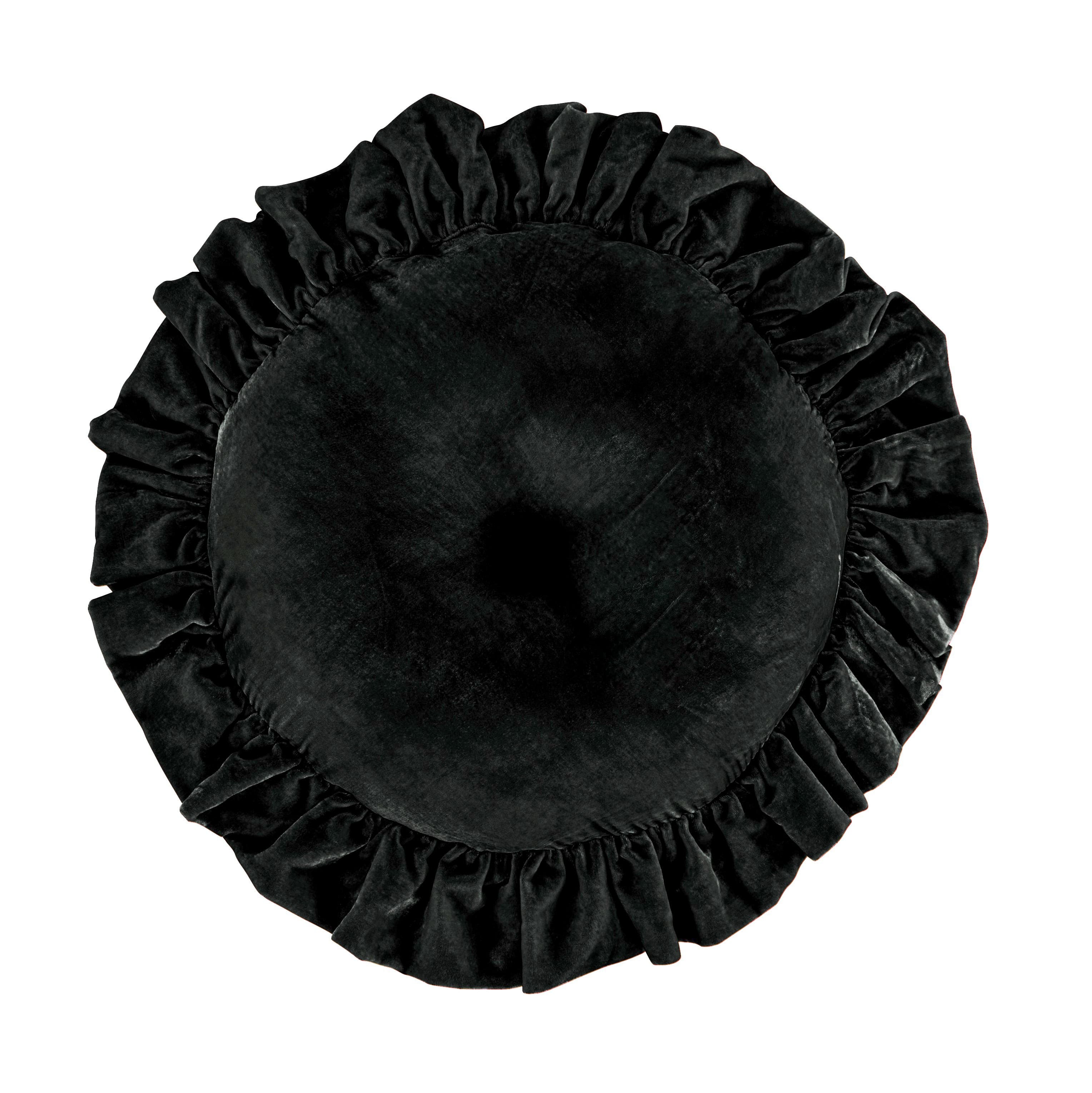 Stella Faux Silk Velvet Round Pillow
