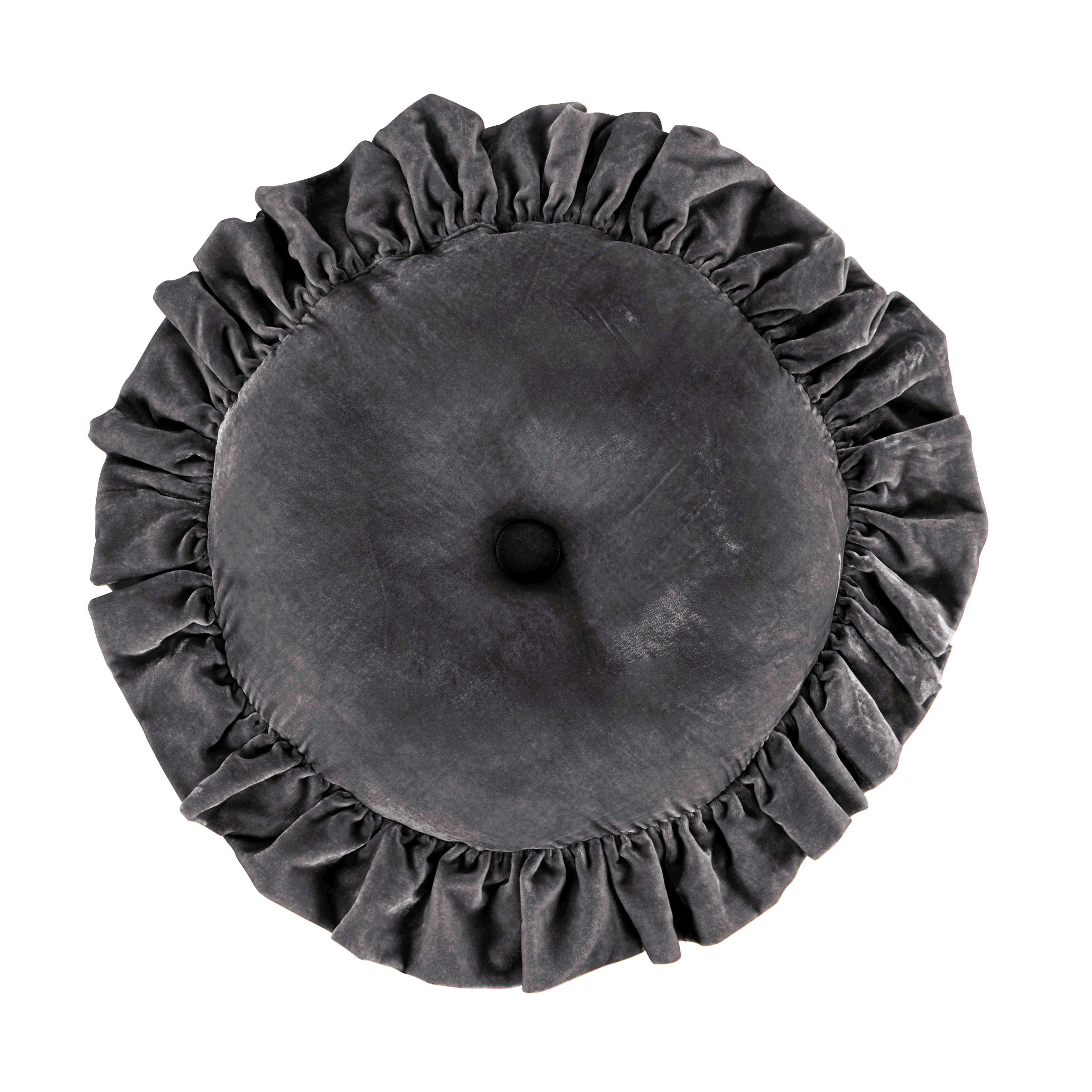 Stella Faux Silk Velvet Round Pillow