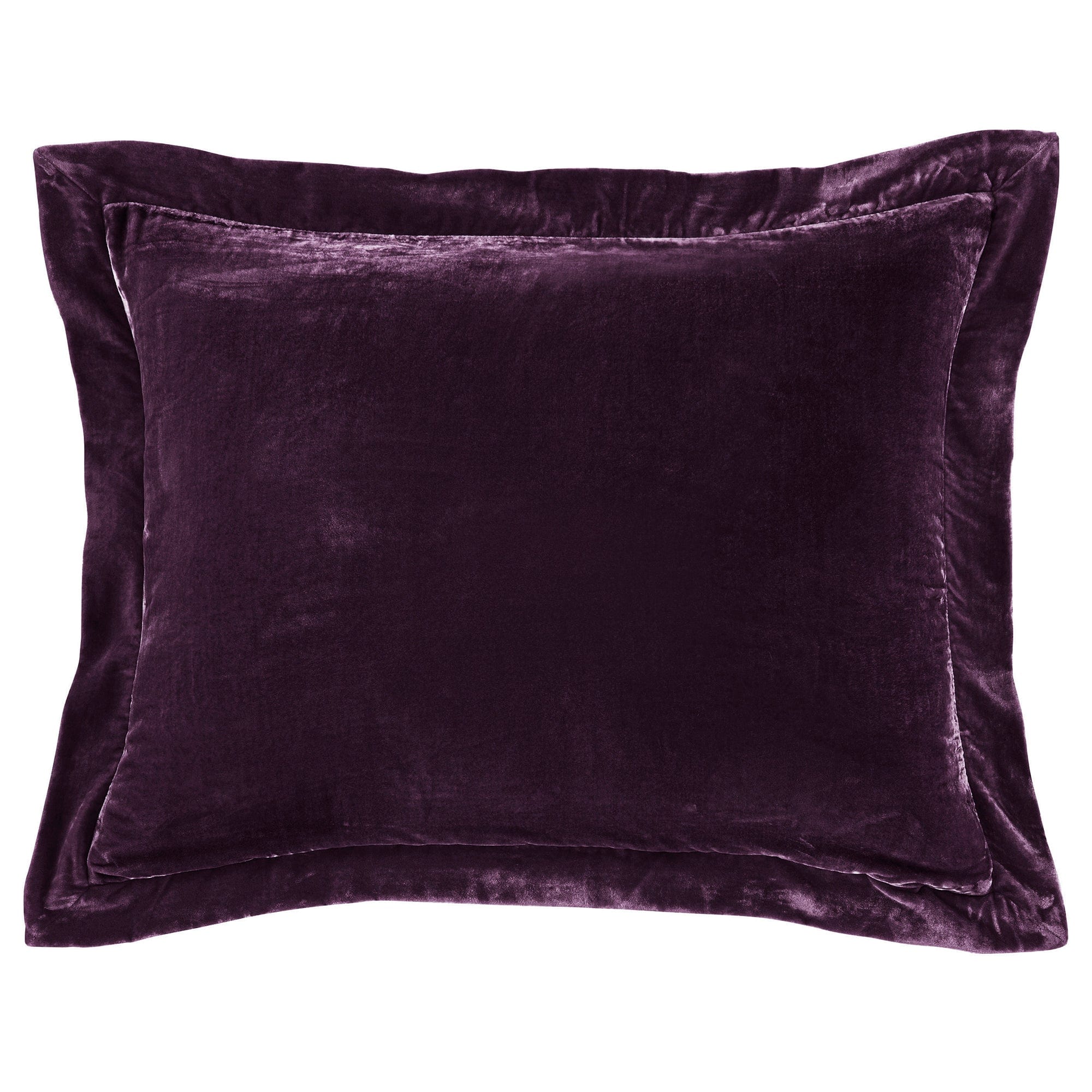 Stella Faux Silk Velvet Flanged Dutch Euro Pillow