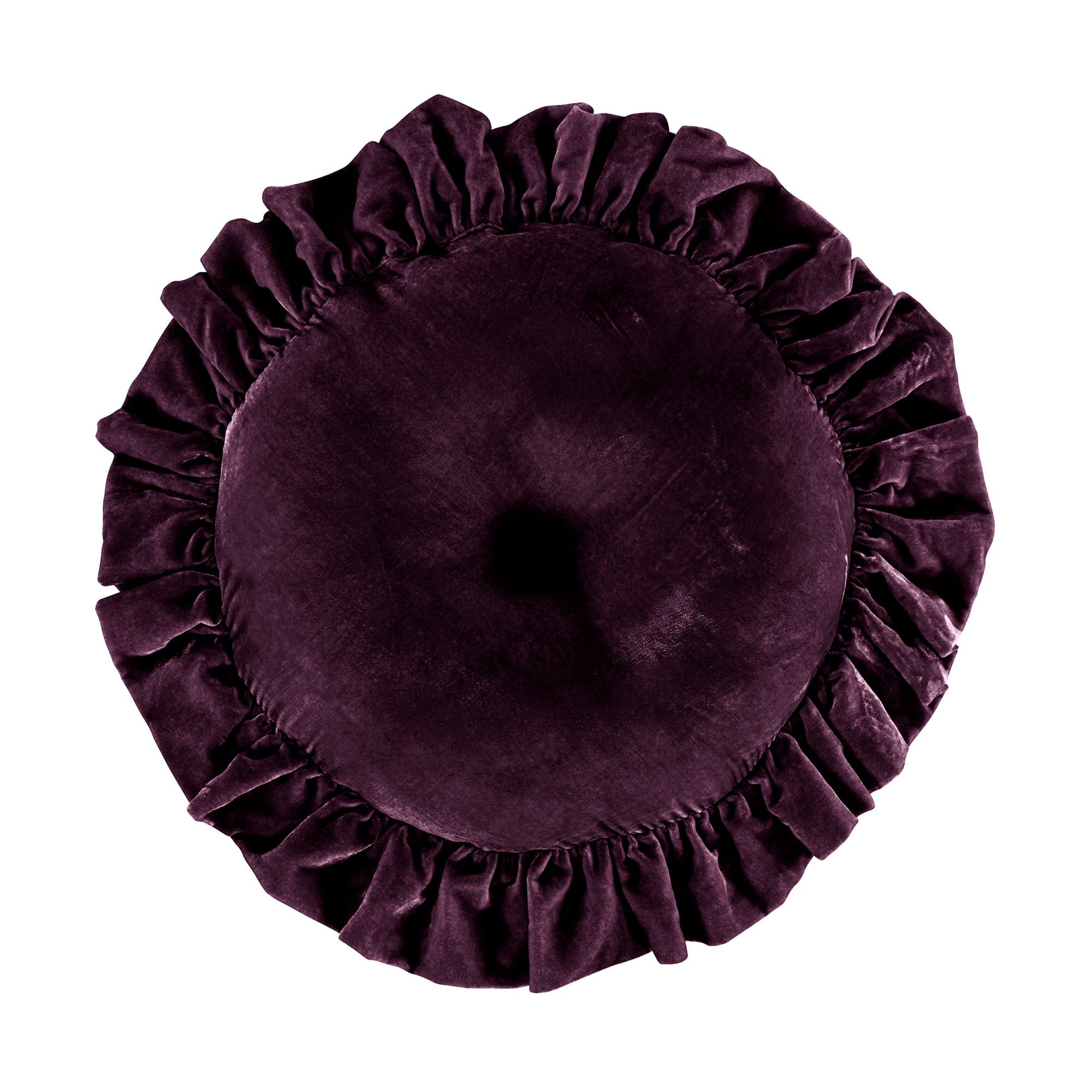 Stella Faux Silk Velvet Round Pillow