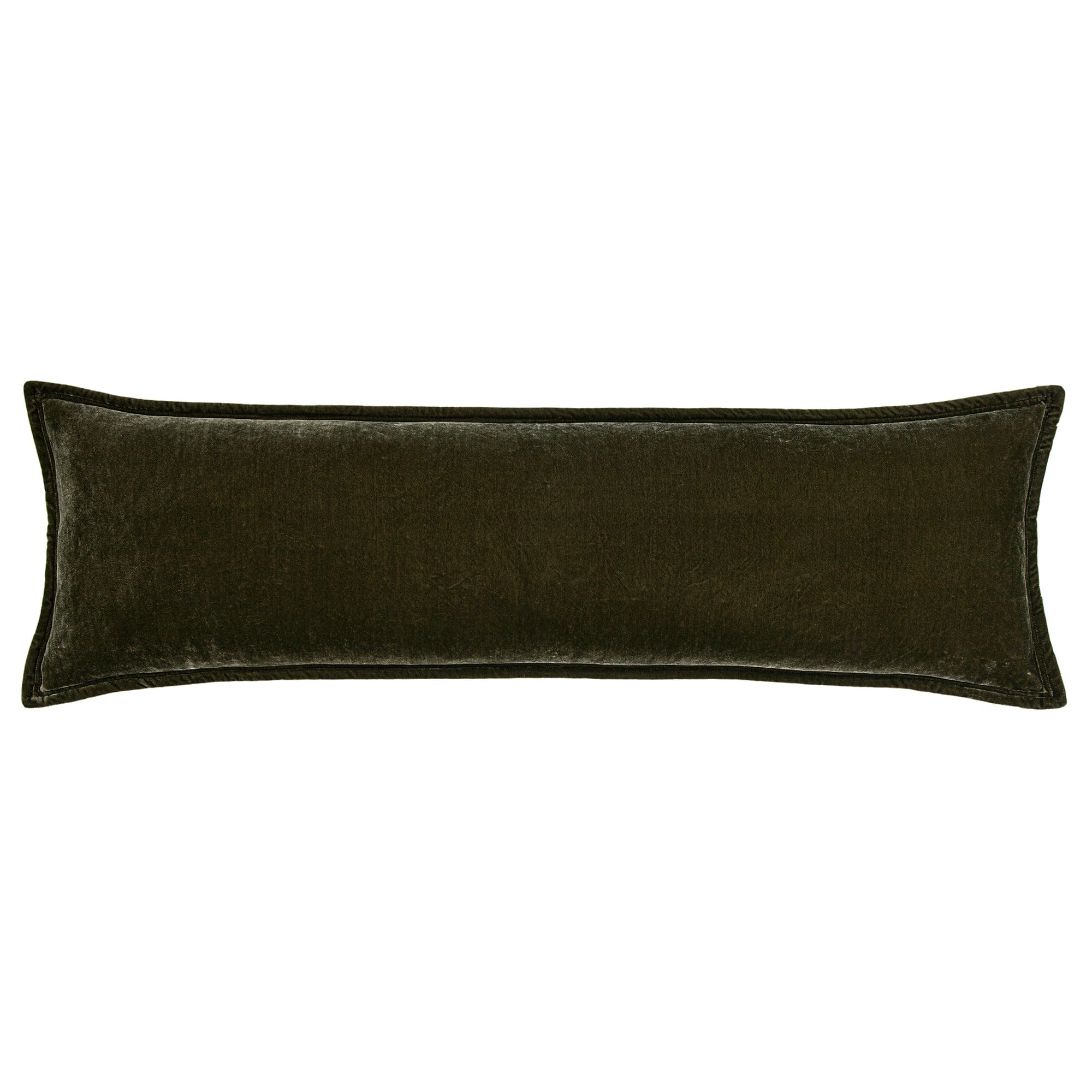 Stella Faux Silk Velvet Long Lumbar Pillow