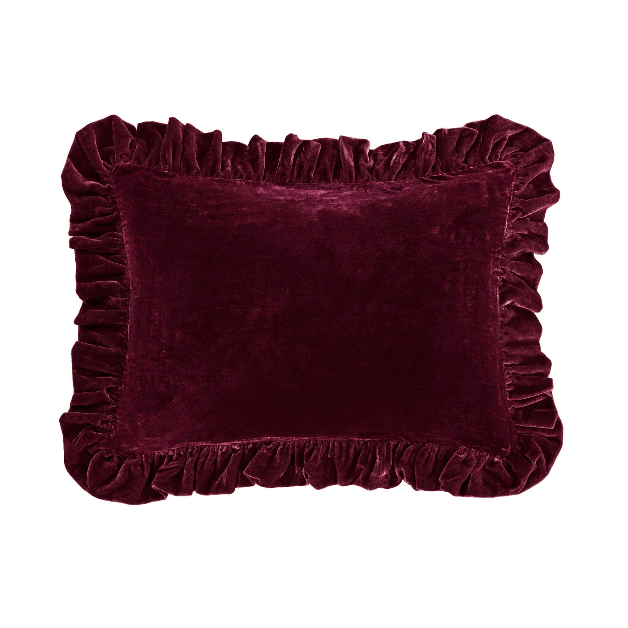 Stella Faux Silk Velvet Oblong Pillow