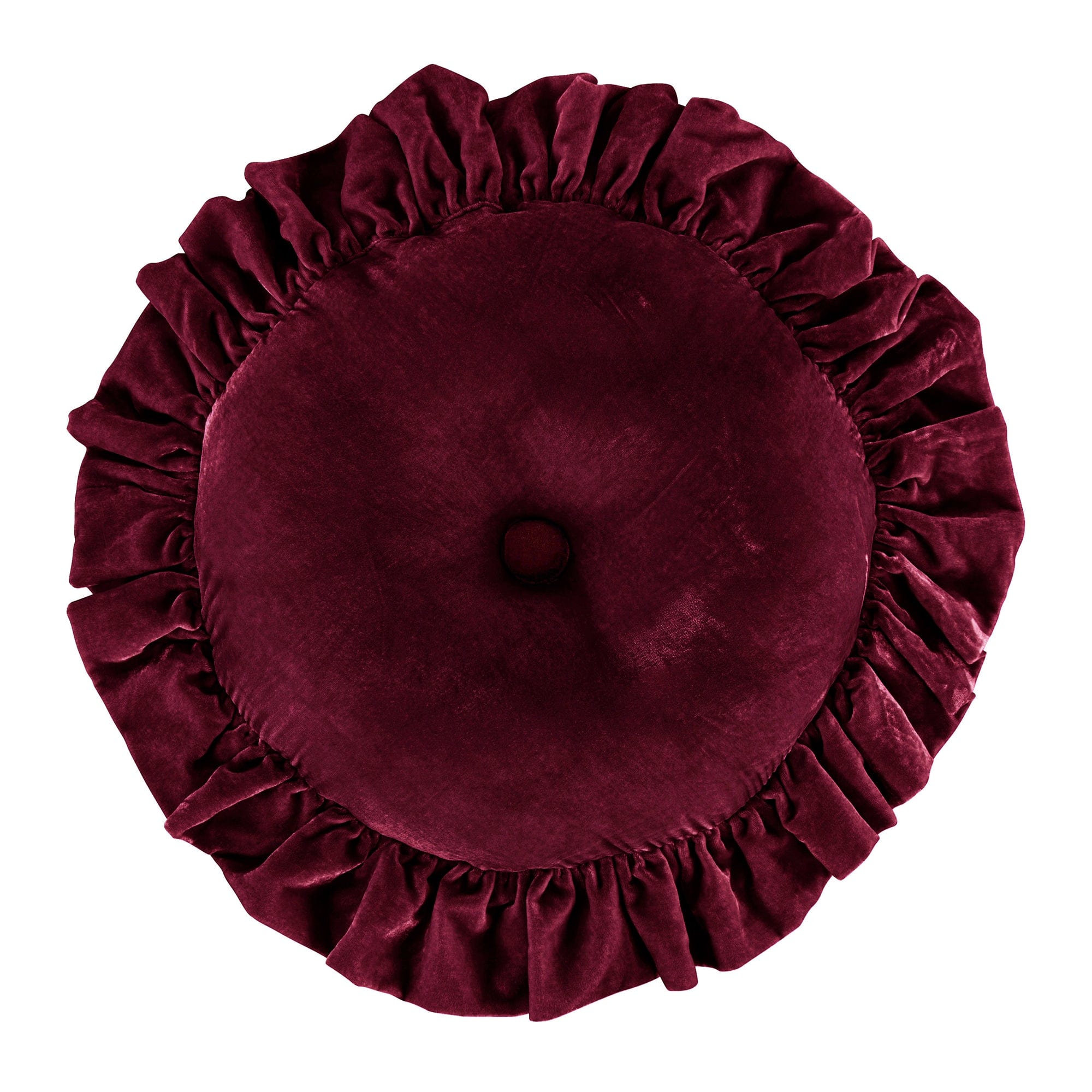 Stella Faux Silk Velvet Round Pillow