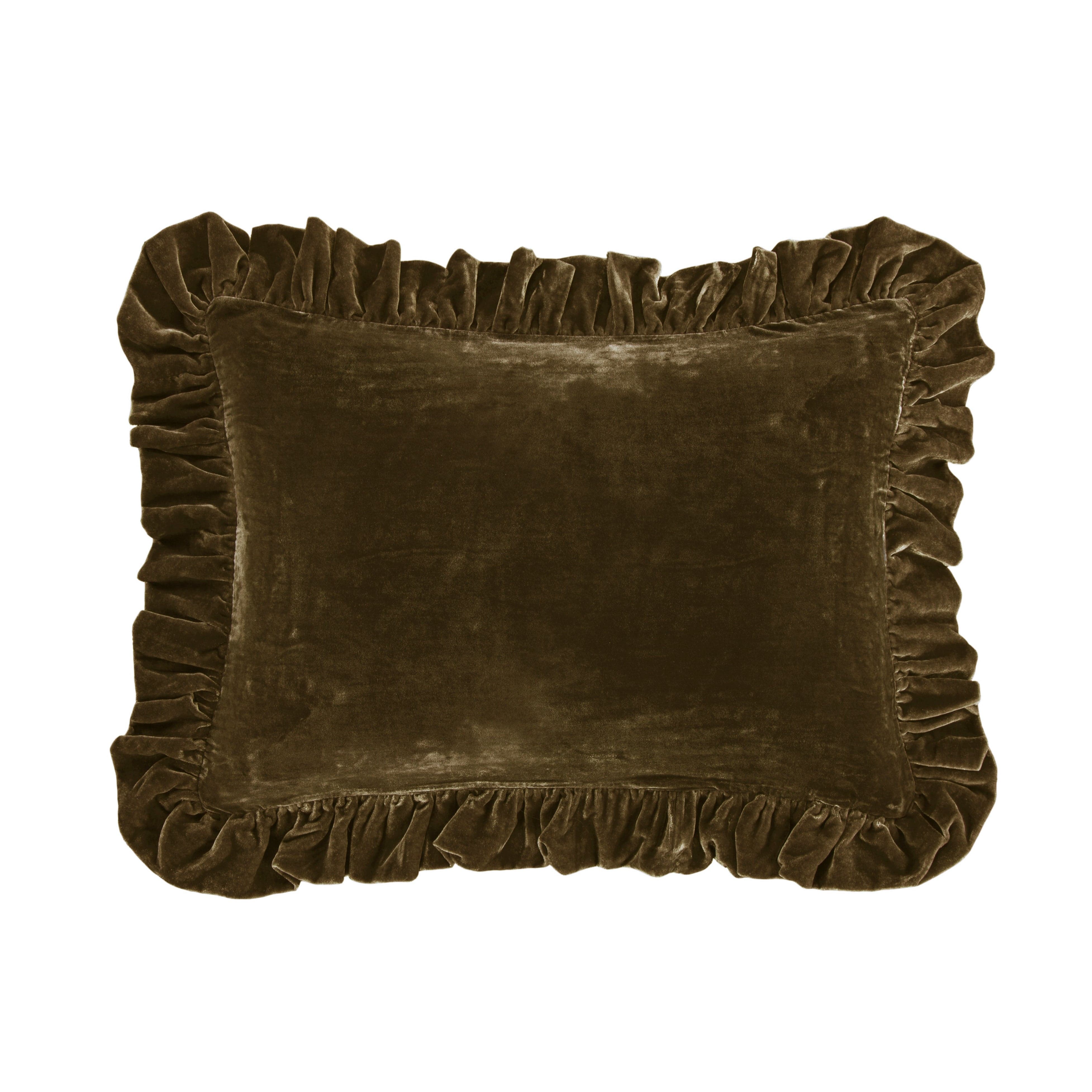 Stella Faux Silk Velvet Oblong Pillow