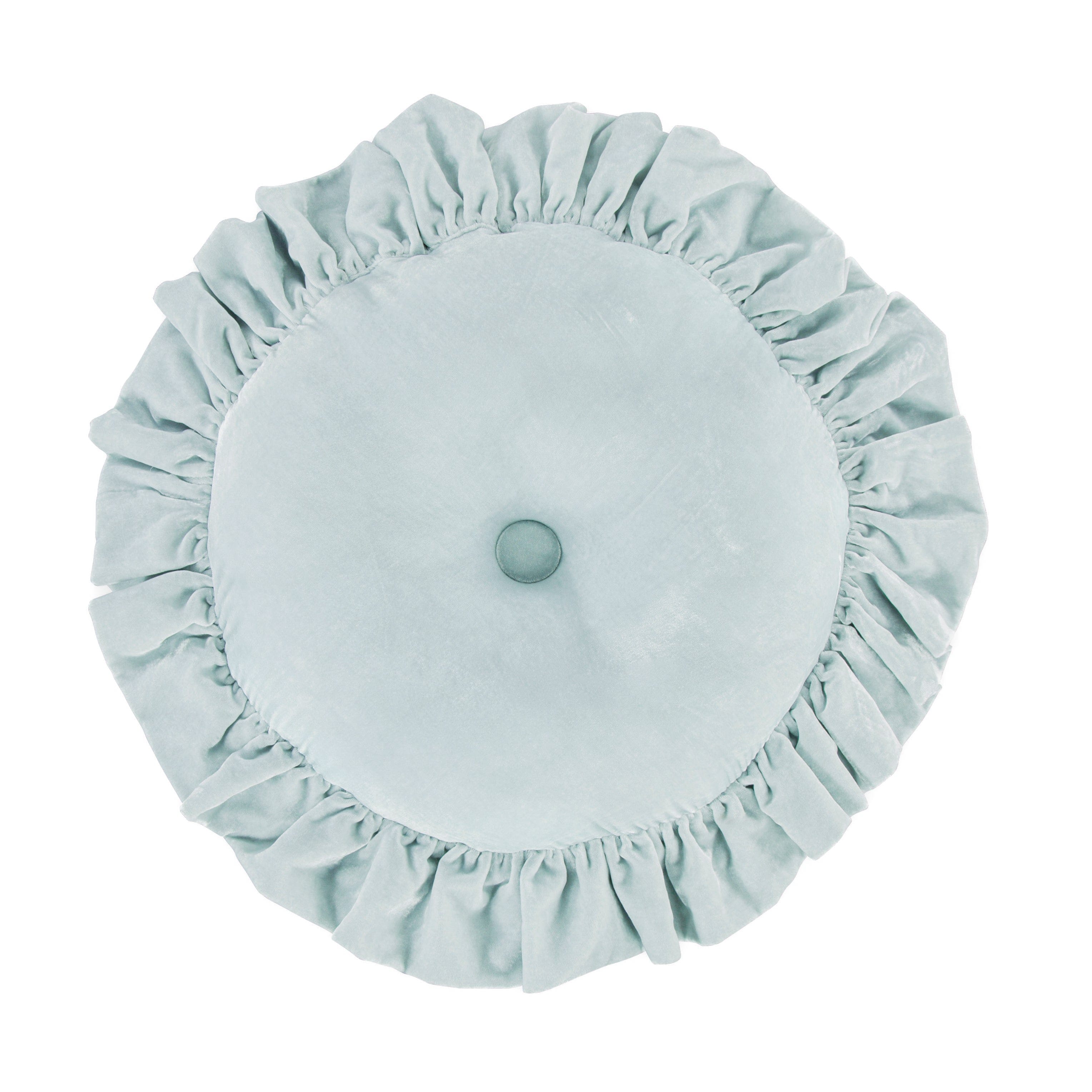 Stella Faux Silk Velvet Round Pillow