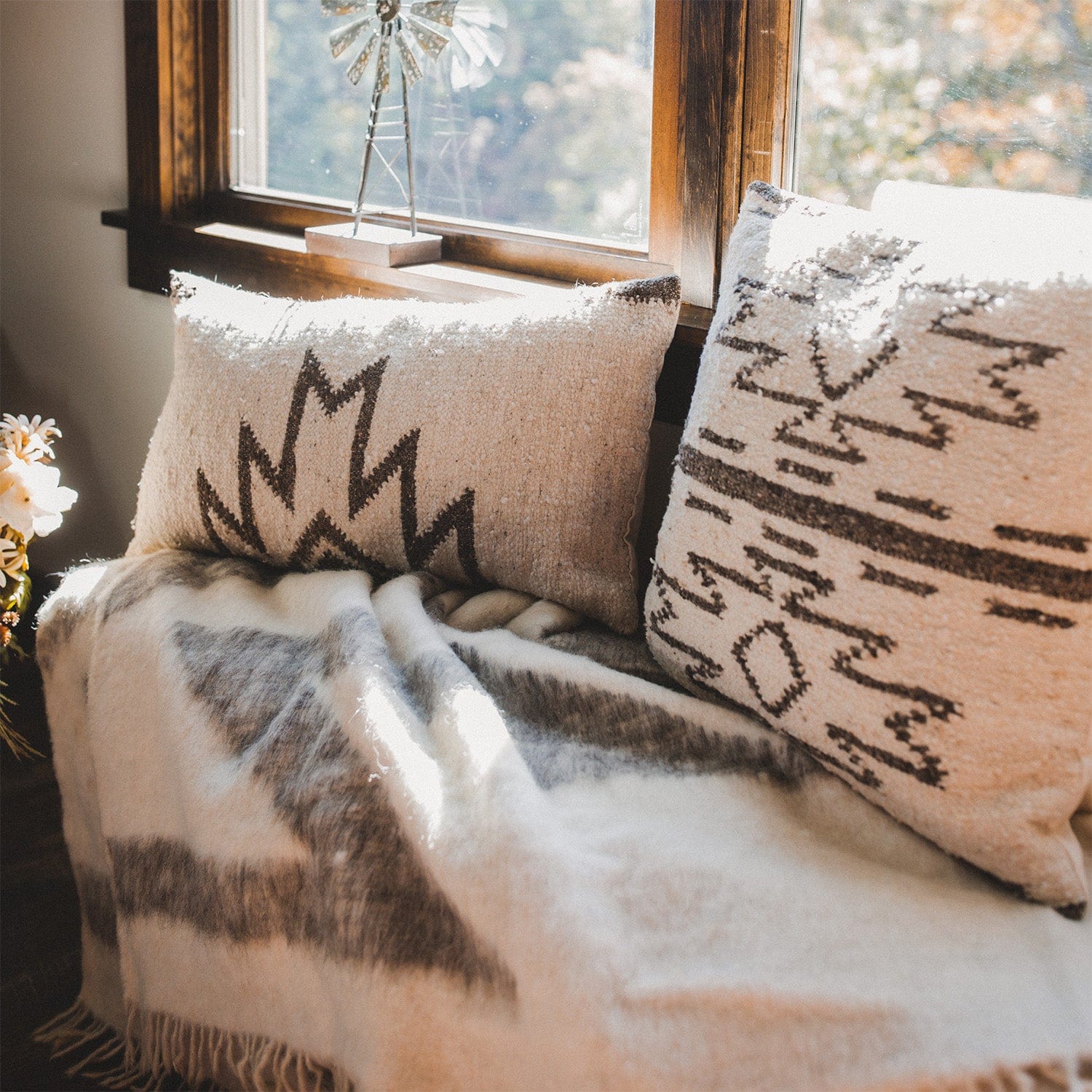 Maguey Handwoven Oblong Pillow