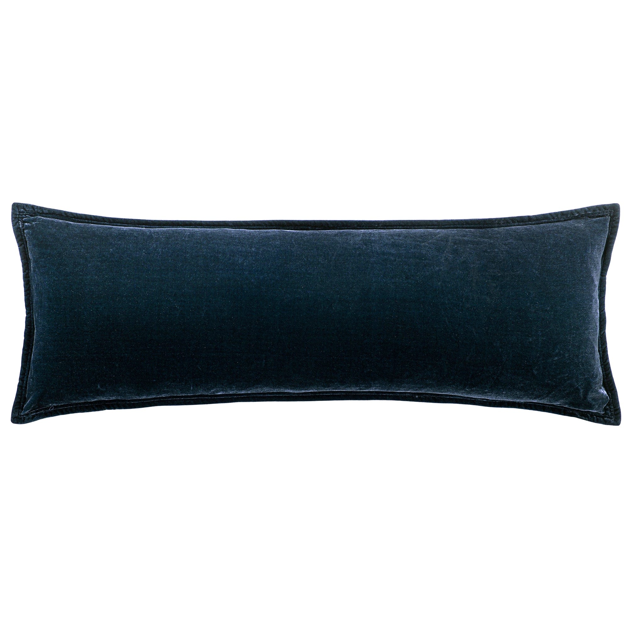 Stella Faux Silk Velvet Long Lumbar Pillow