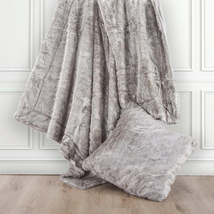 Arctic Bear Pillow, Gray