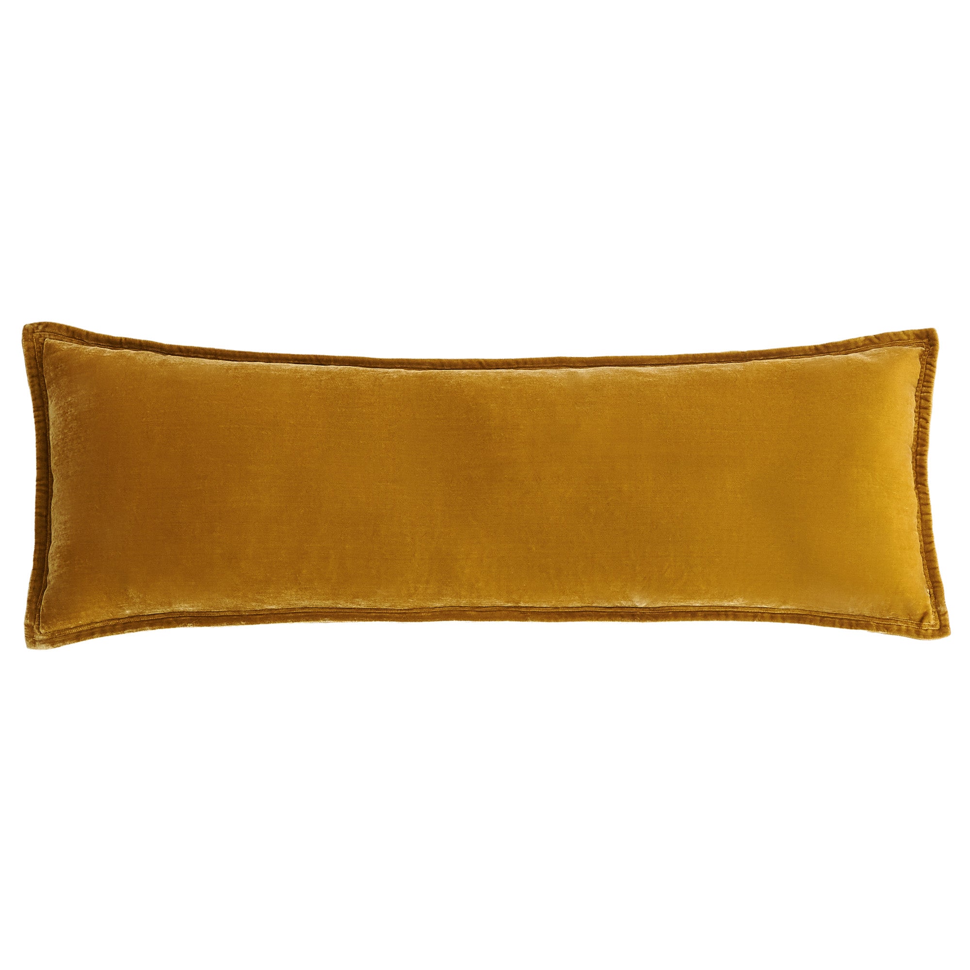 Stella Faux Silk Velvet Long Lumbar Pillow