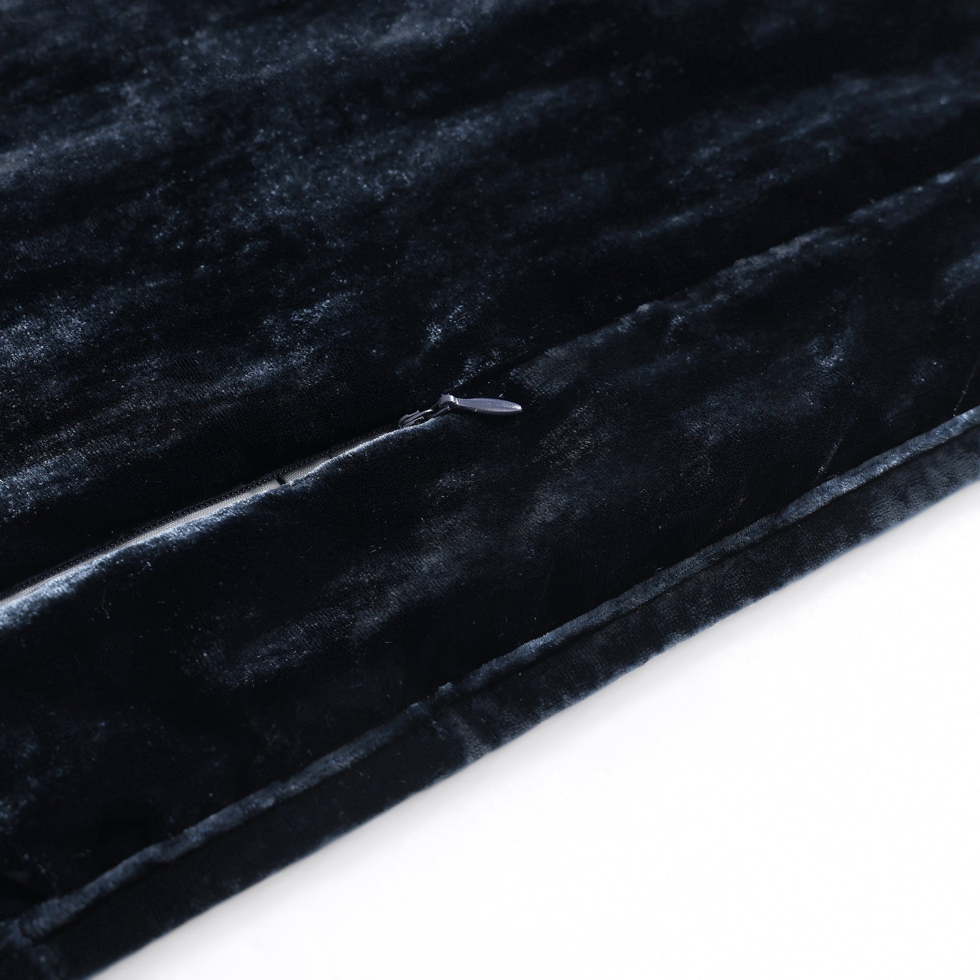 Stella Faux Silk Velvet Double Box Stitch Quilt Set