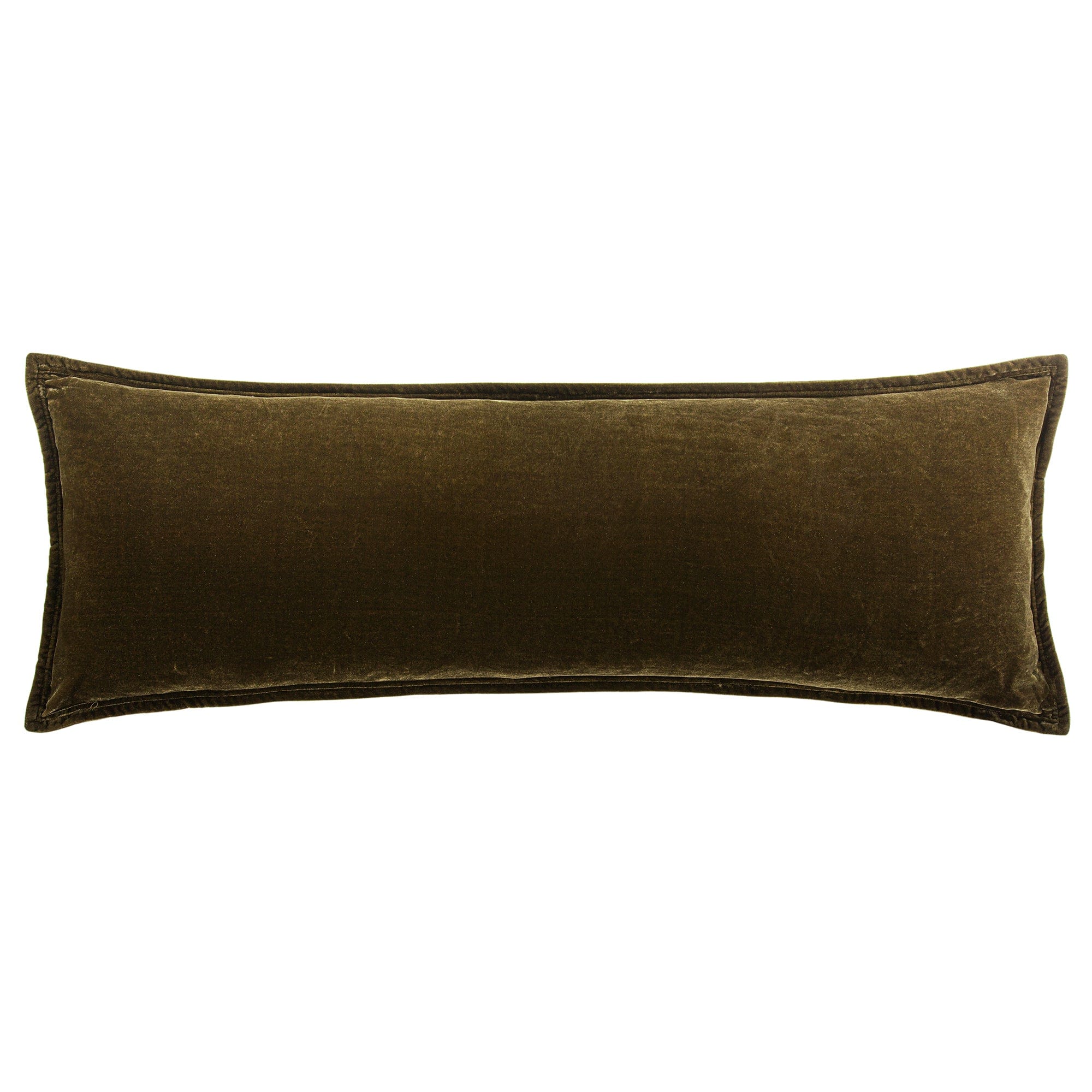 Stella Faux Silk Velvet Long Lumbar Pillow