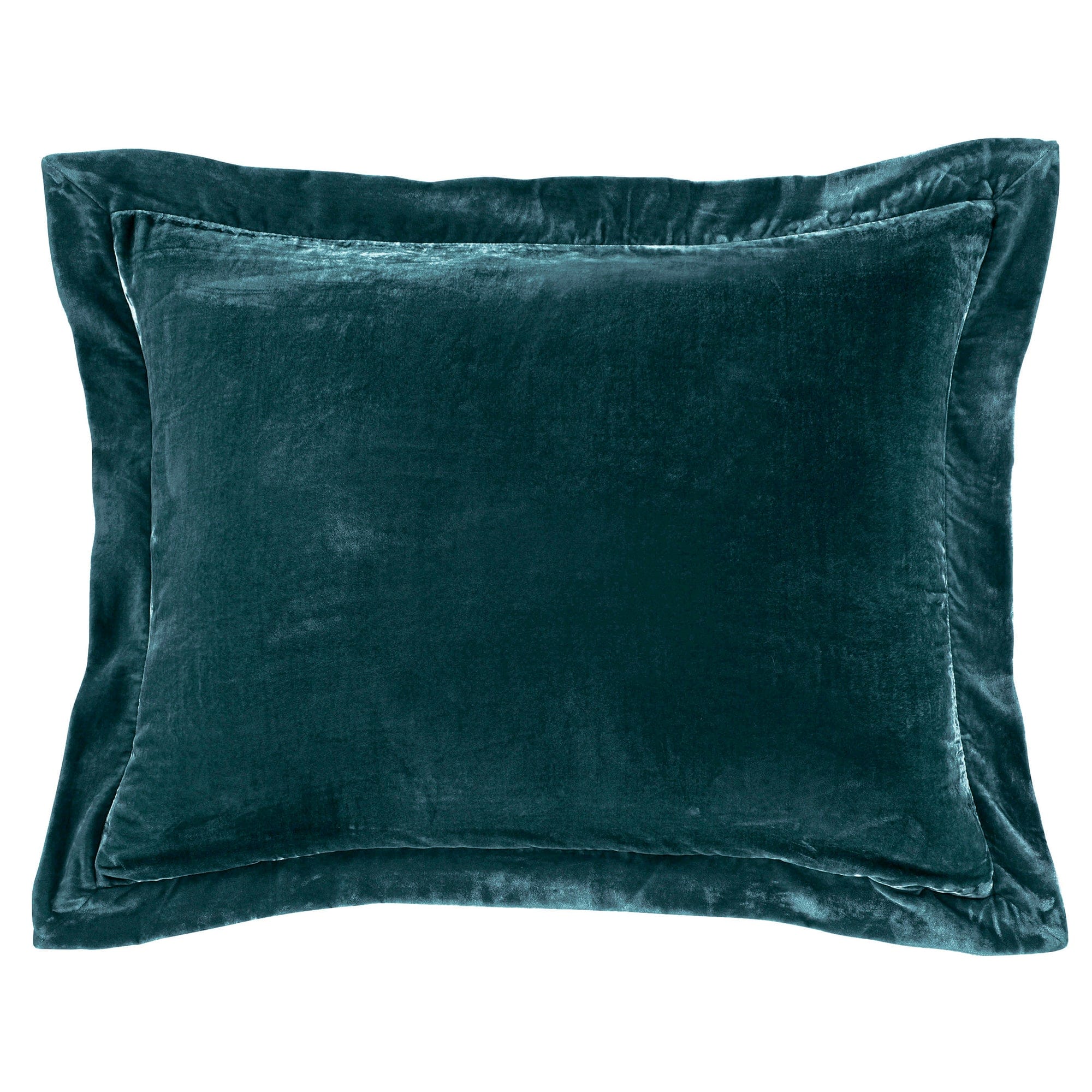 Stella Faux Silk Velvet Flanged Dutch Euro Pillow