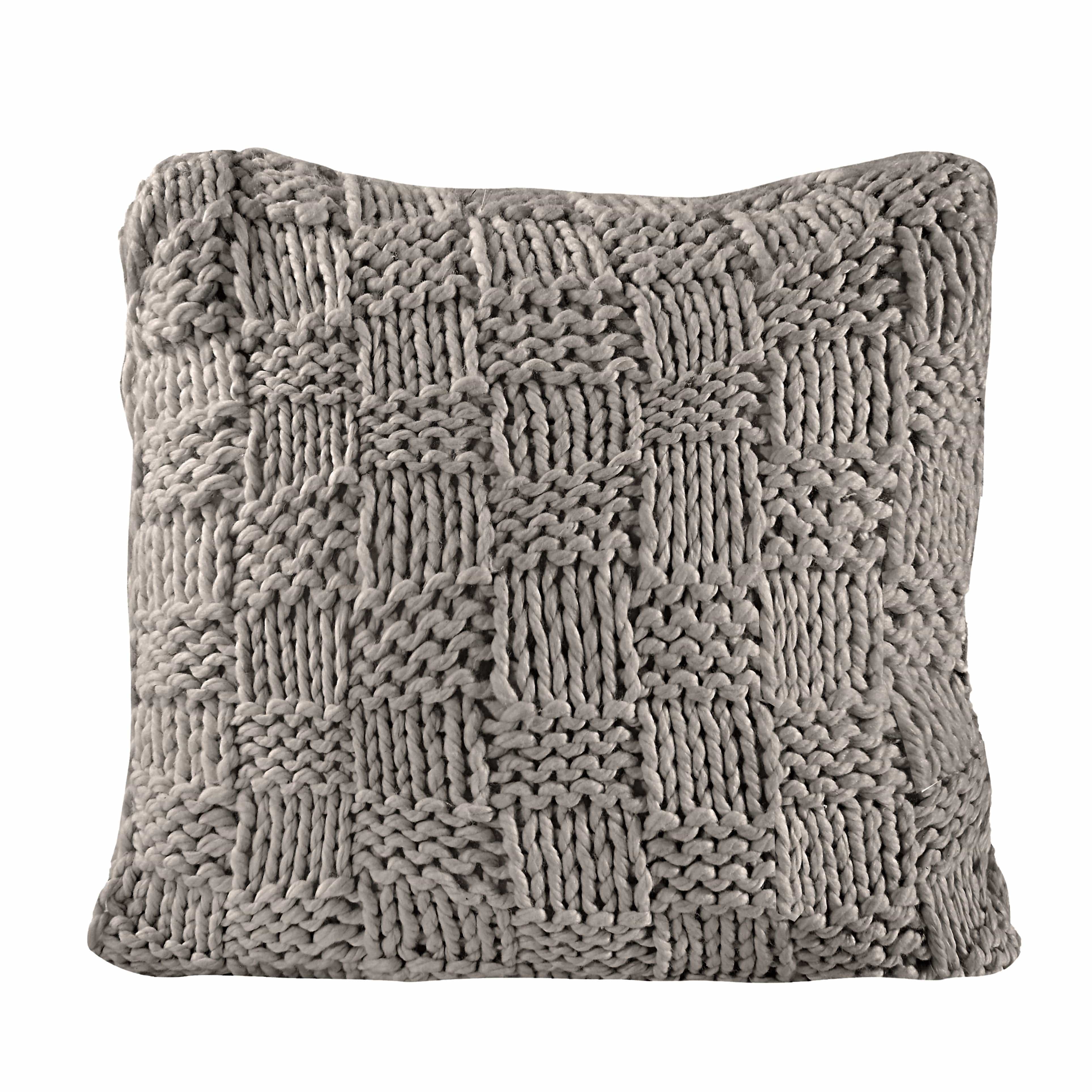 Chess Knit Euro Pillow