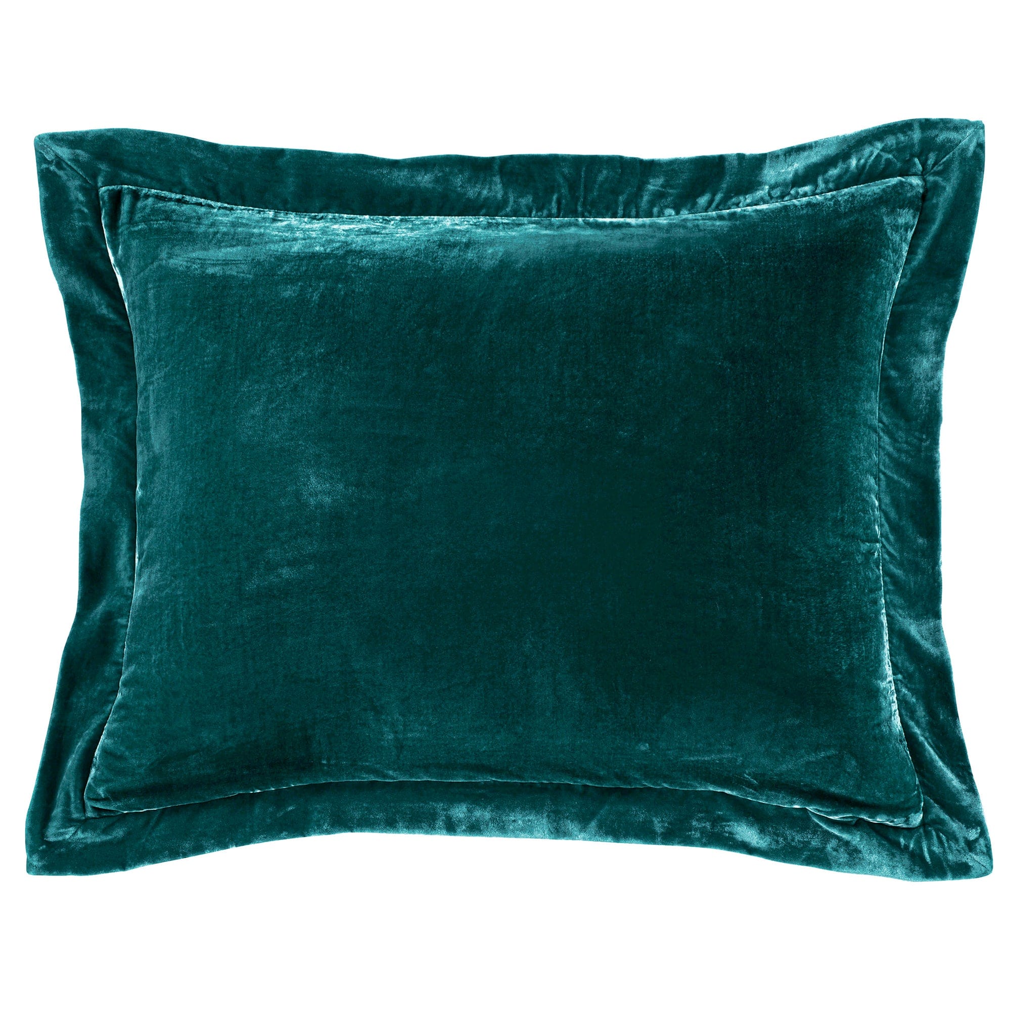 Stella Faux Silk Velvet Flanged Dutch Euro Pillow