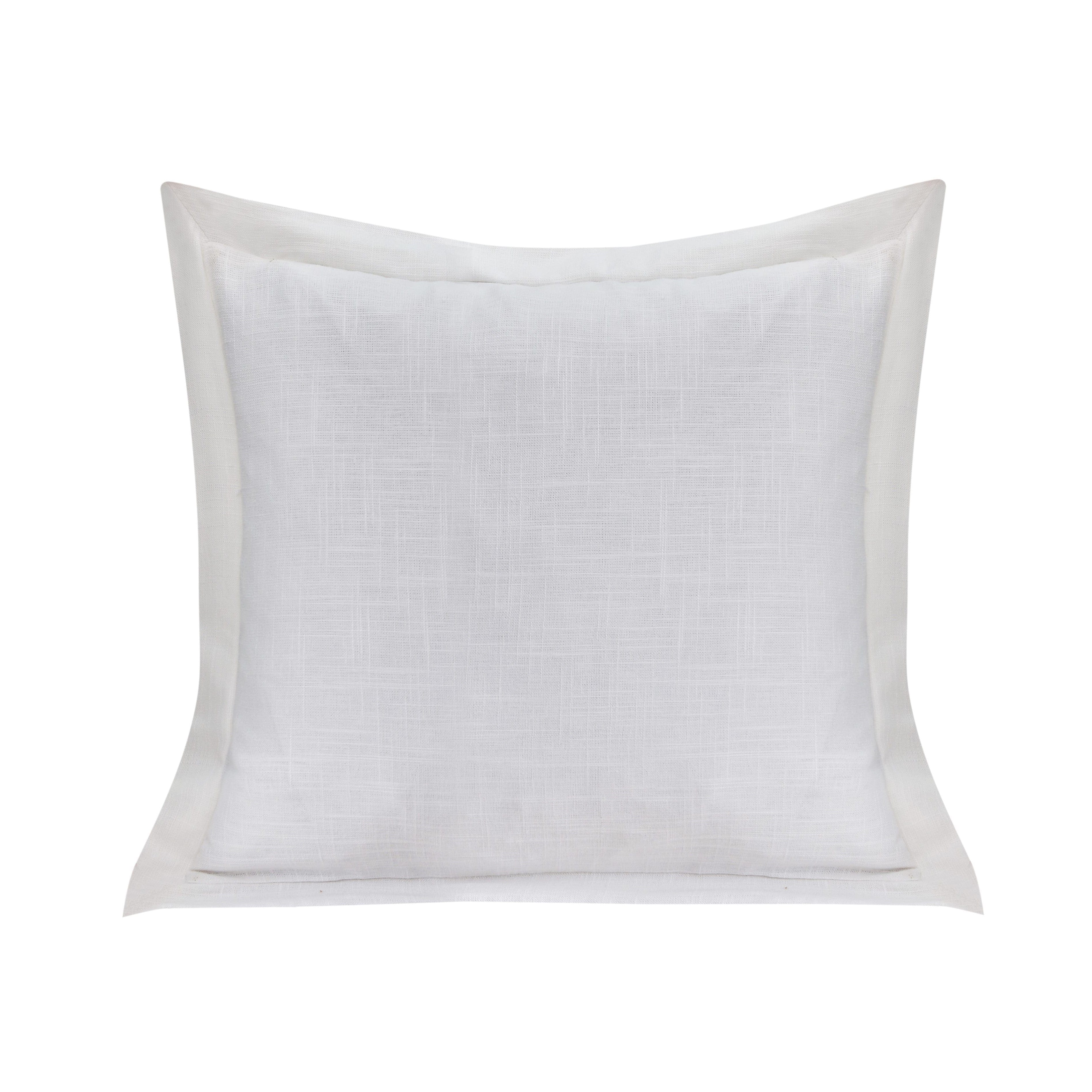 Single Flanged Washed Linen Pillow