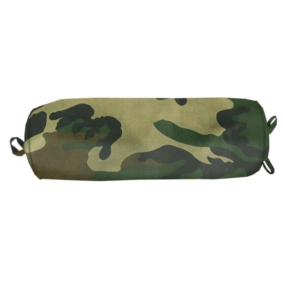 Woodland Camo Neckroll Pillow, 18x8